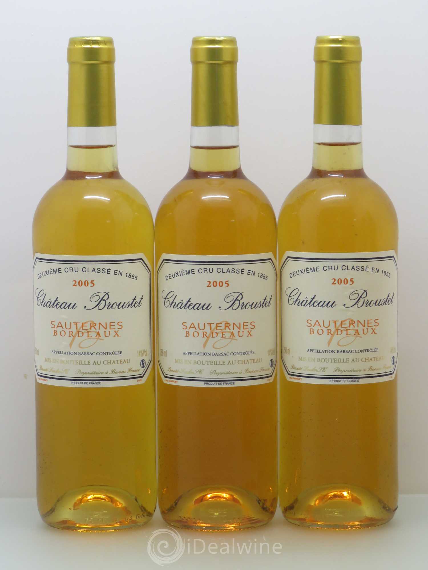 Château Broustet 2ème Grand Cru Classé 2005 - Lotto di 6 bottiglie - 1