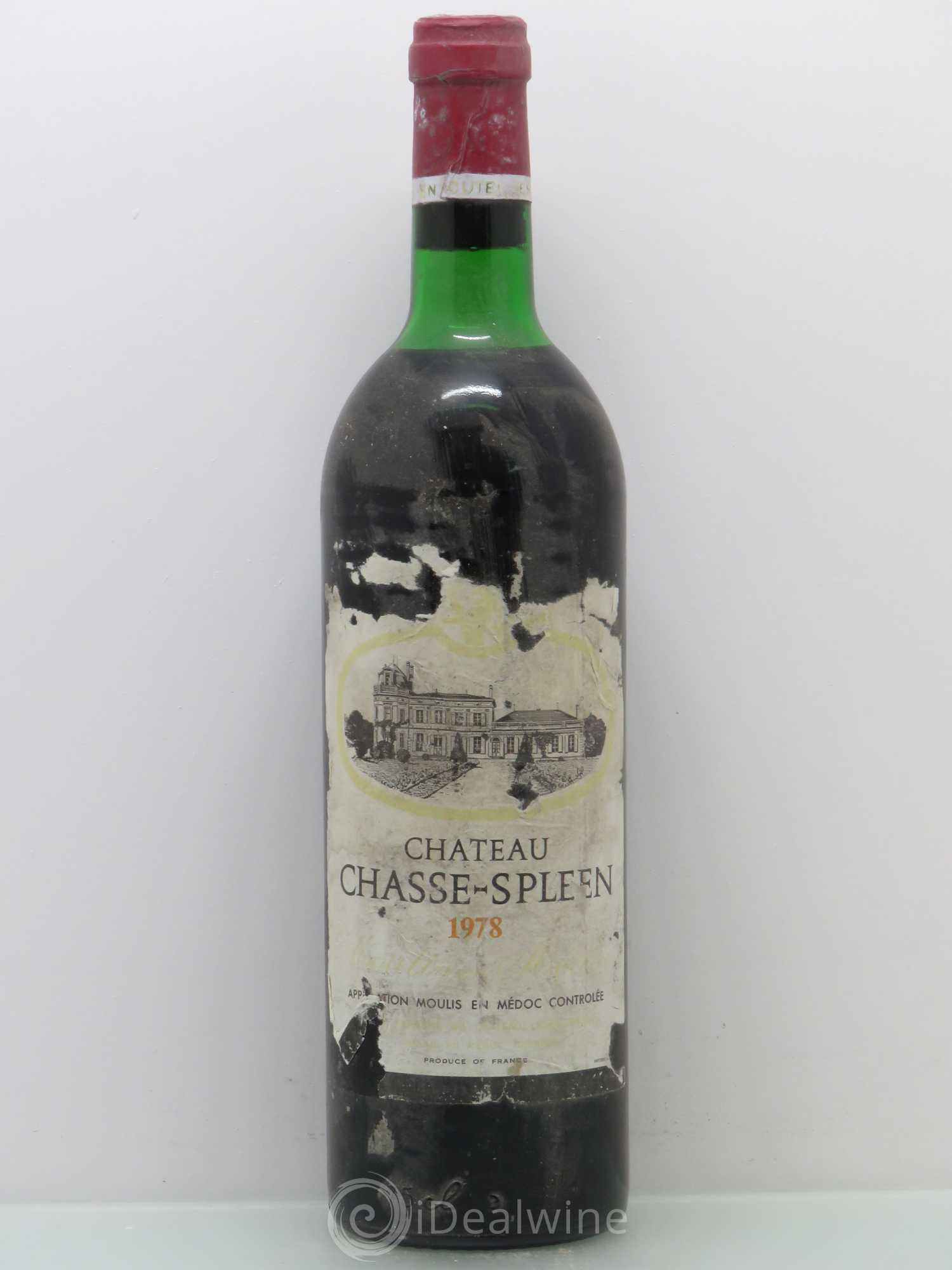 Château Chasse Spleen 1978 - Lot de 1 bouteille - 0