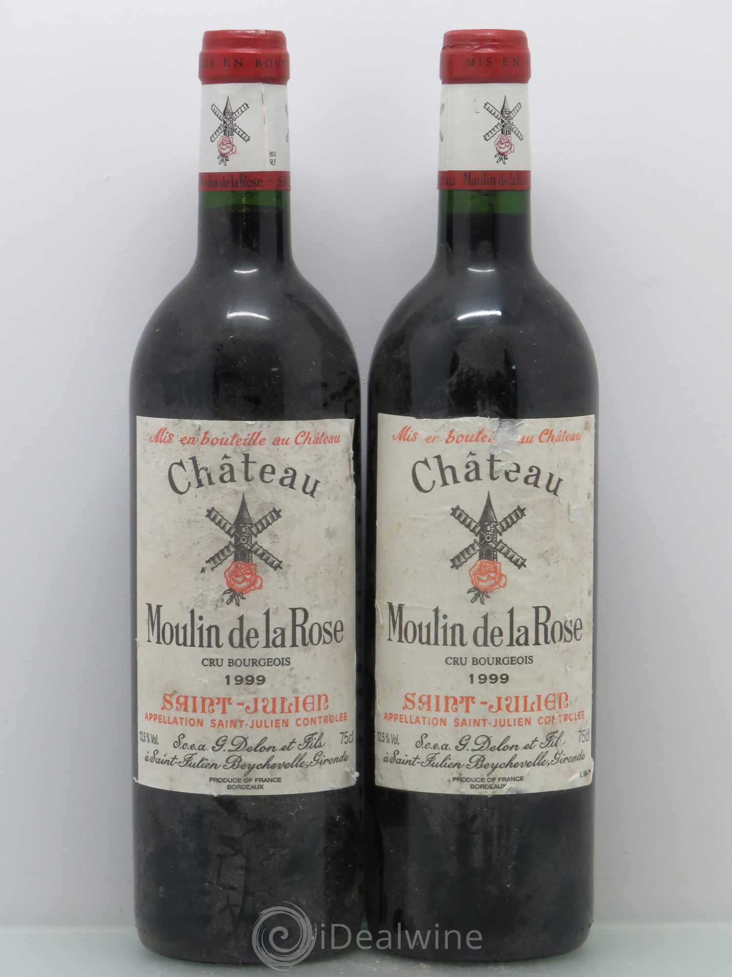 Château Moulin de la Rose Cru Bourgeois 1999 - Lot de 5 bouteilles - 2
