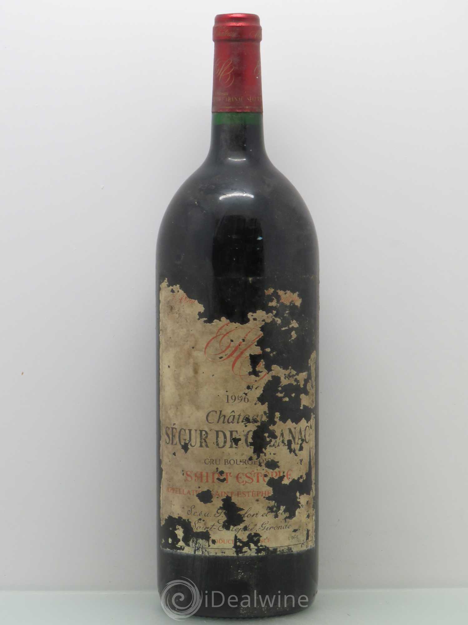 Château Ségur de Cabanac Cru Bourgeois 1996 - Lot de 1 magnum - 0