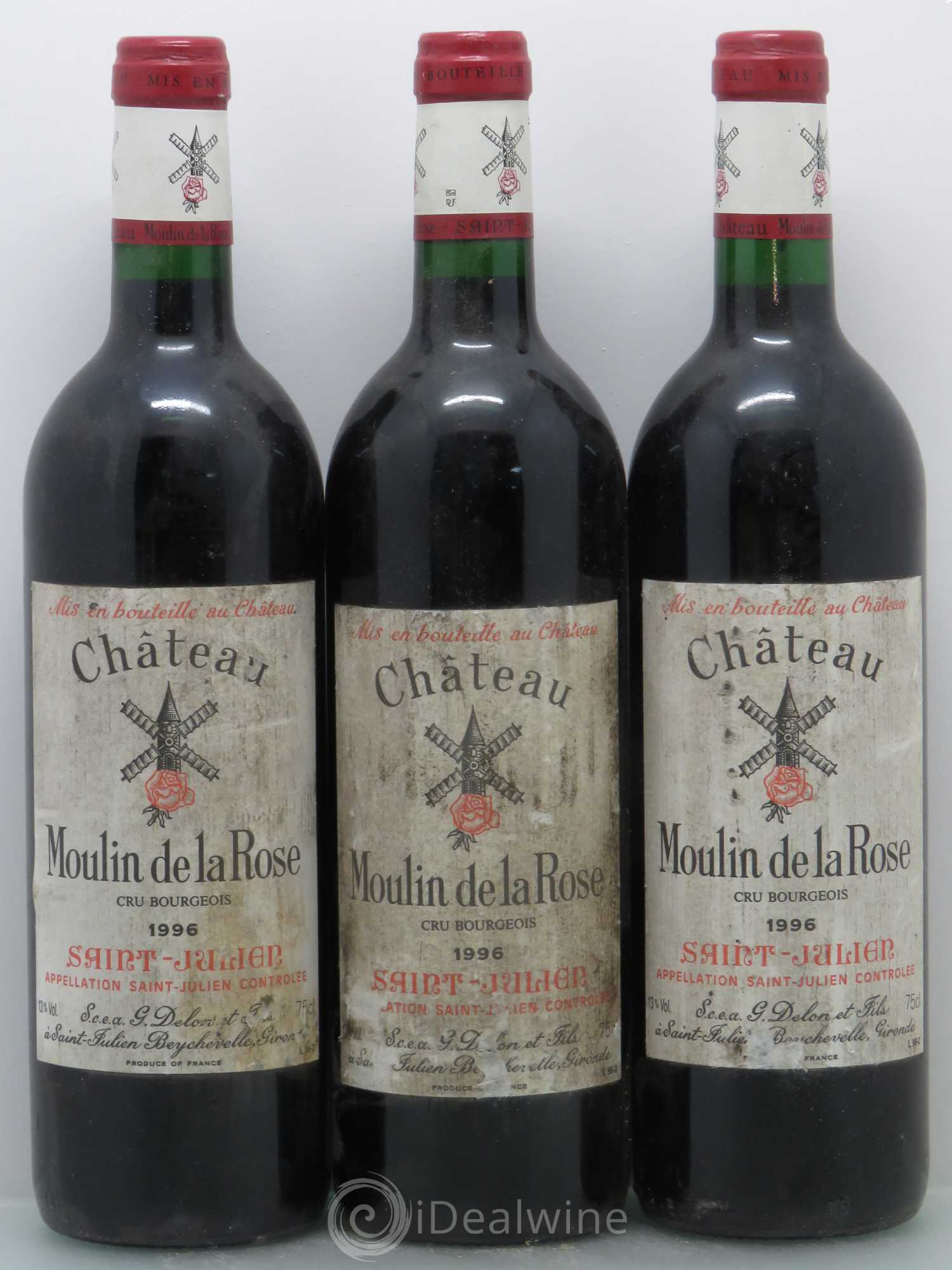 Château Moulin de la Rose Cru Bourgeois 1996 - Lot de 6 bouteilles - 2