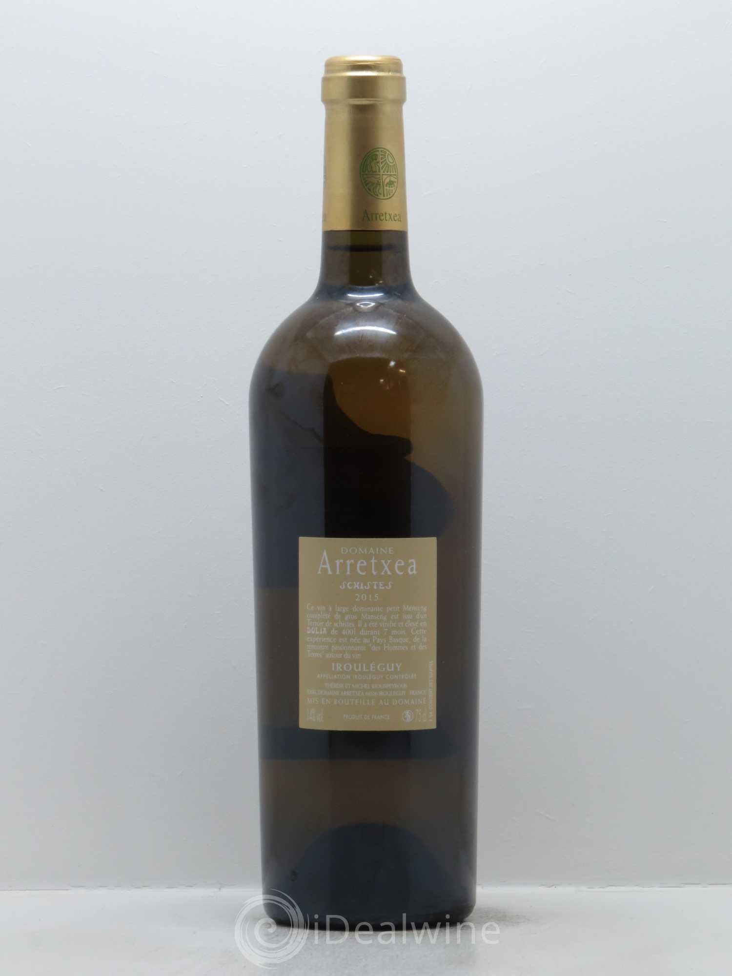 Irouléguy Hegoxuri Schistes Arretxea (Domaine) 2015 - Lot de 1 bouteille - 1