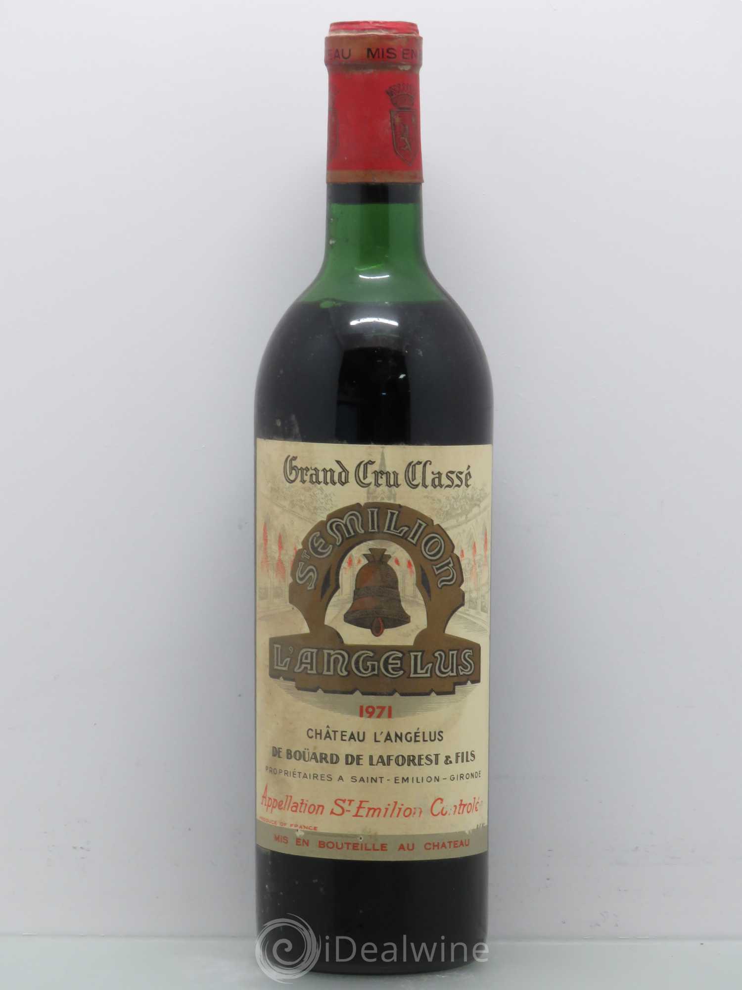Château Angélus 1er Grand Cru Classé A 1971 - Lot de 1 bouteille - 0