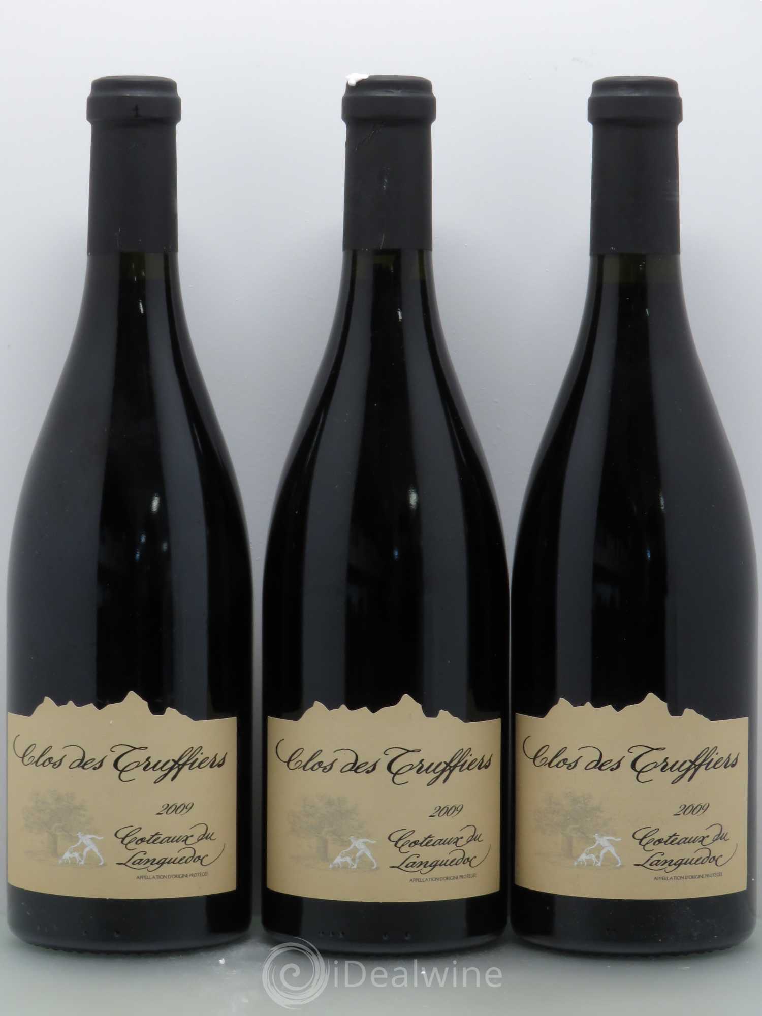 La Clape Château de La Négly Clos des Truffiers Jean Paux-Rosset 2009 - Lot de 3 bouteilles - 0