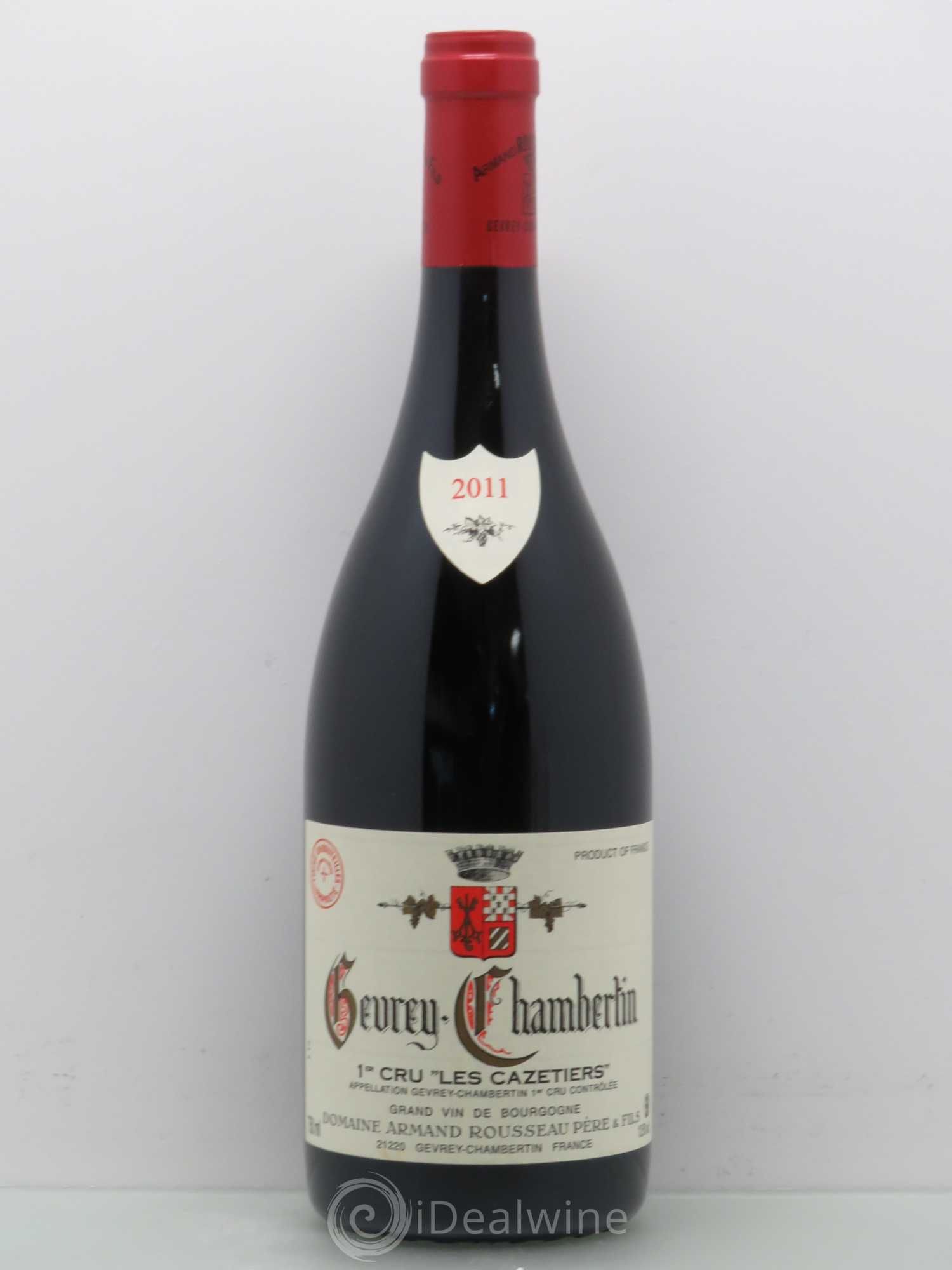 Gevrey-Chambertin 1er Cru Les Cazetiers Armand Rousseau (Domaine) 2011 - Lot de 1 bouteille - 0