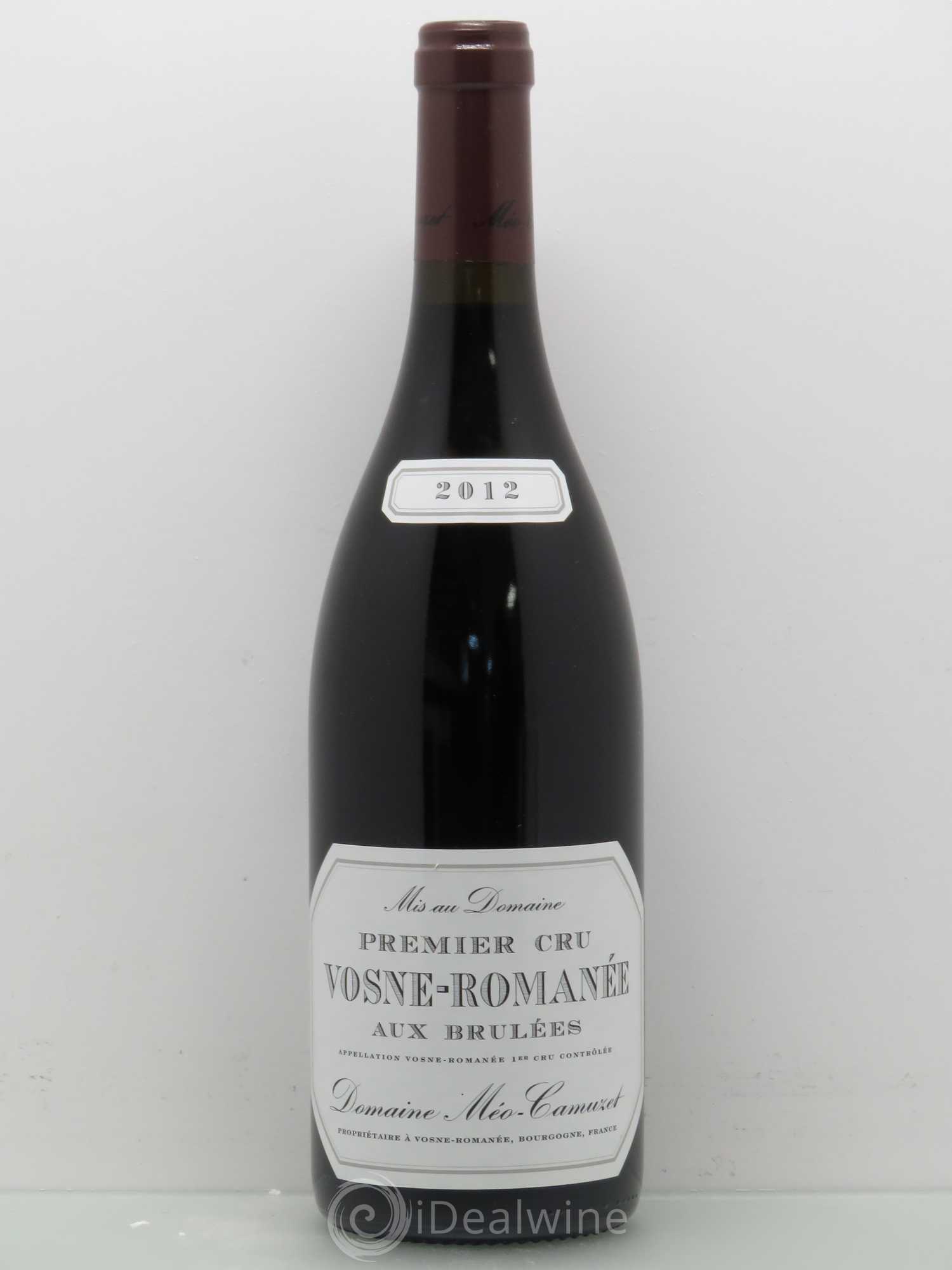 Vosne-Romanée 1er Cru Aux Brûlées Méo-Camuzet (Domaine) 2012 - Lot de 1 bouteille - 0