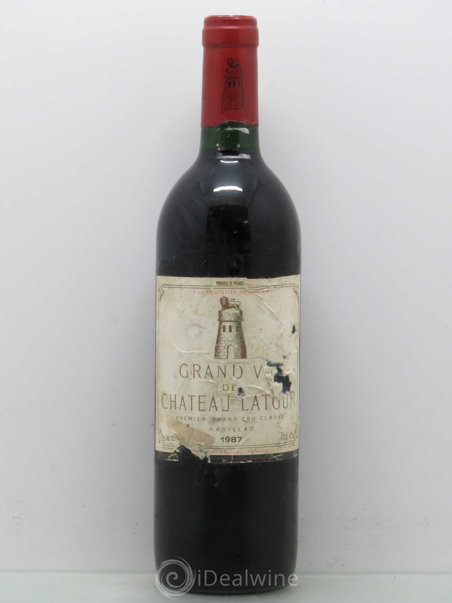 Château Latour 1er Grand Cru Classé 1987 - Lot de 1 bouteille - 0