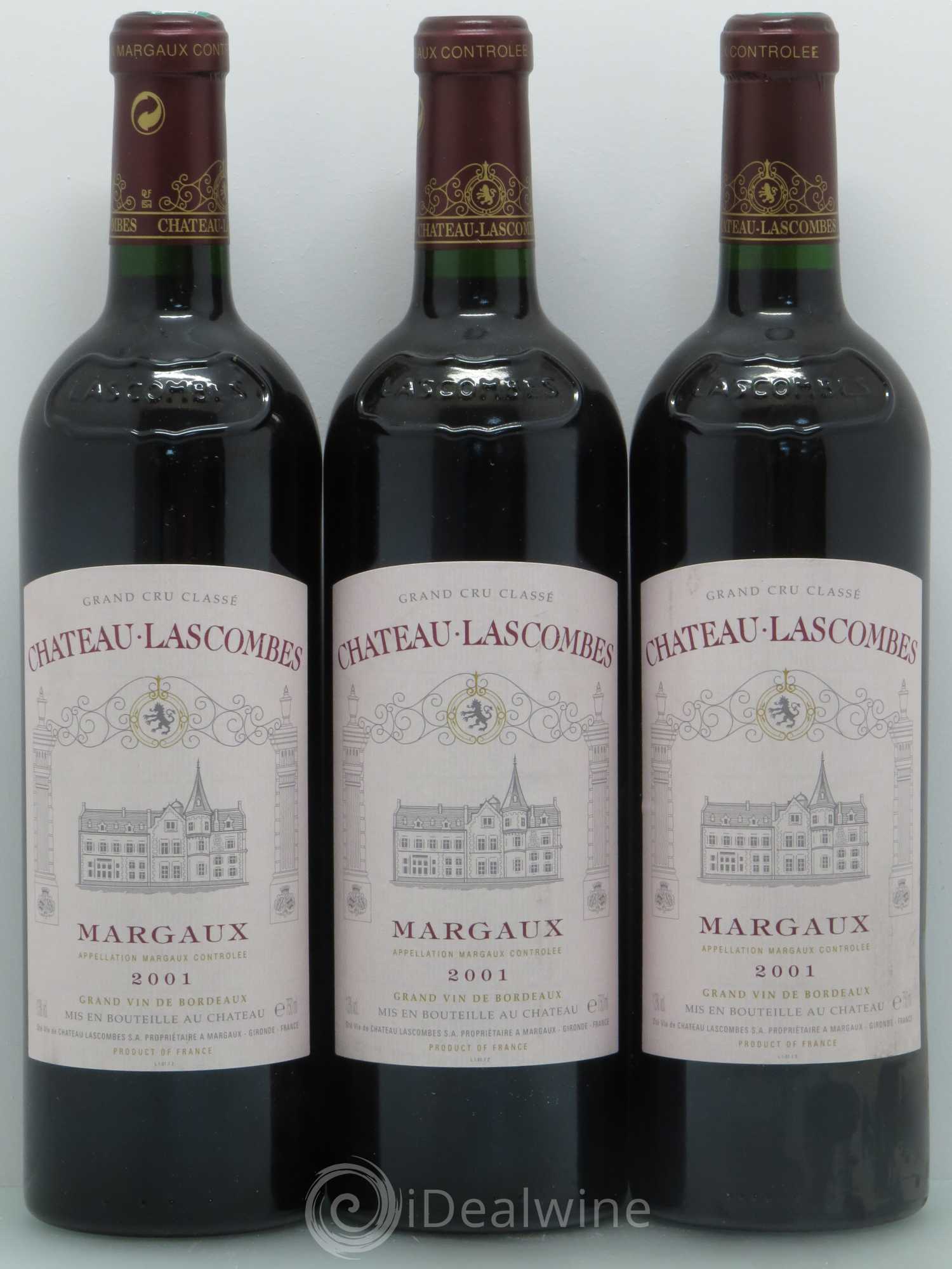 Château Lascombes 2ème Grand Cru Classé 2001 - Lot de 6 bouteilles - 2