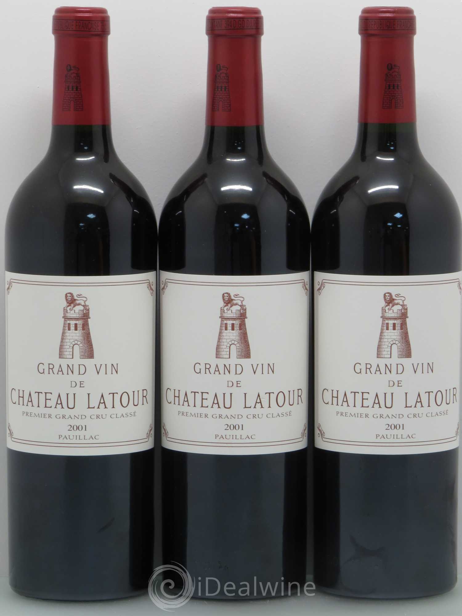 Château Latour 1er Grand Cru Classé 2001 - Lot de 6 bouteilles - 1