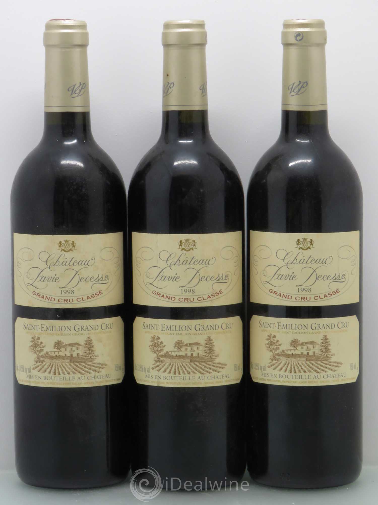Château Pavie Decesse Grand Cru Classé 1998 - Lot de 6 bouteilles - 2