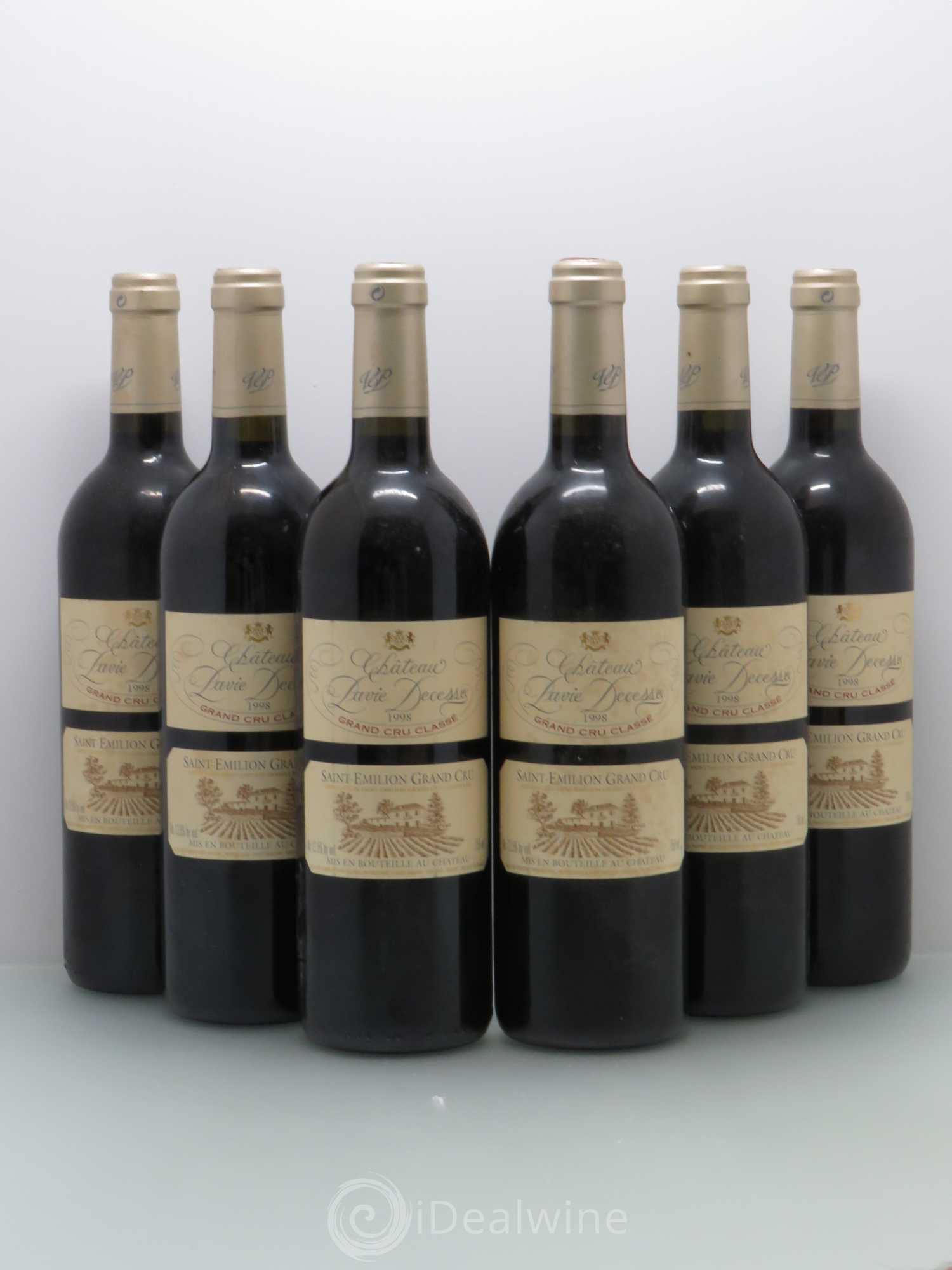 Château Pavie Decesse Grand Cru Classé 1998 - Lot de 6 bouteilles - 0