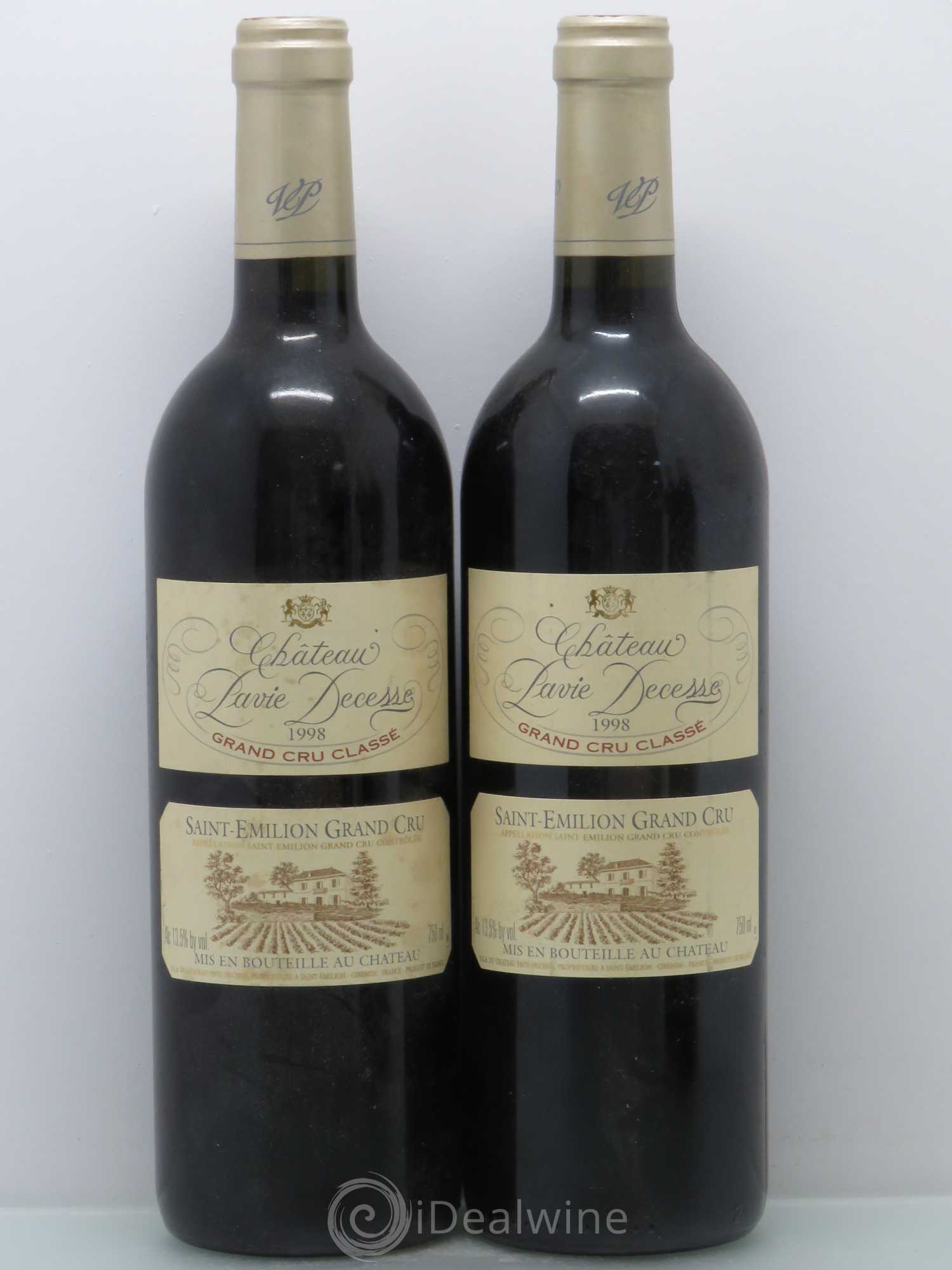 Château Pavie Decesse Grand Cru Classé 1998 - Lot de 4 bouteilles - 1