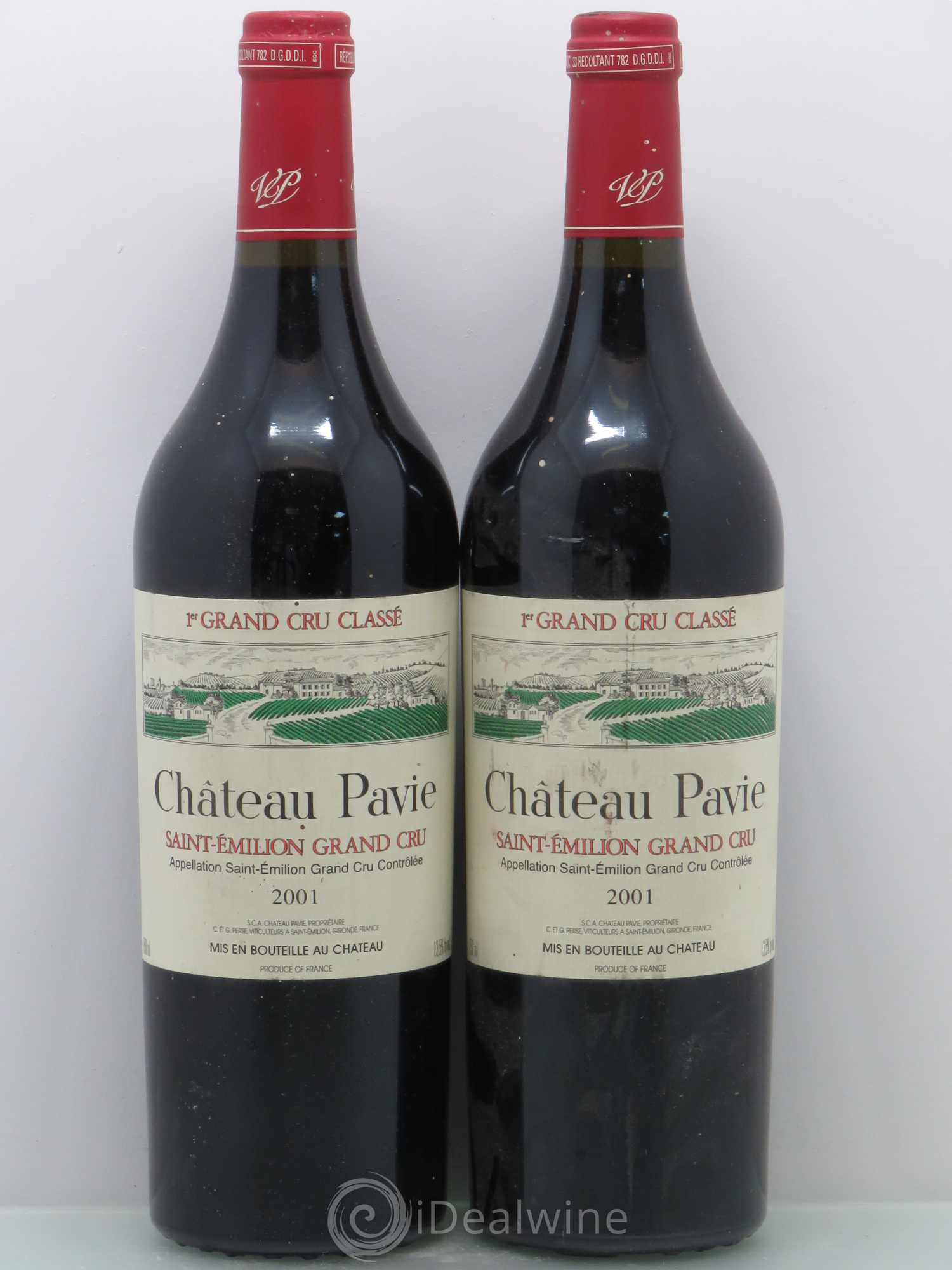 Château Pavie 1er Grand Cru Classé A 2001 - Lot de 4 bouteilles - 2