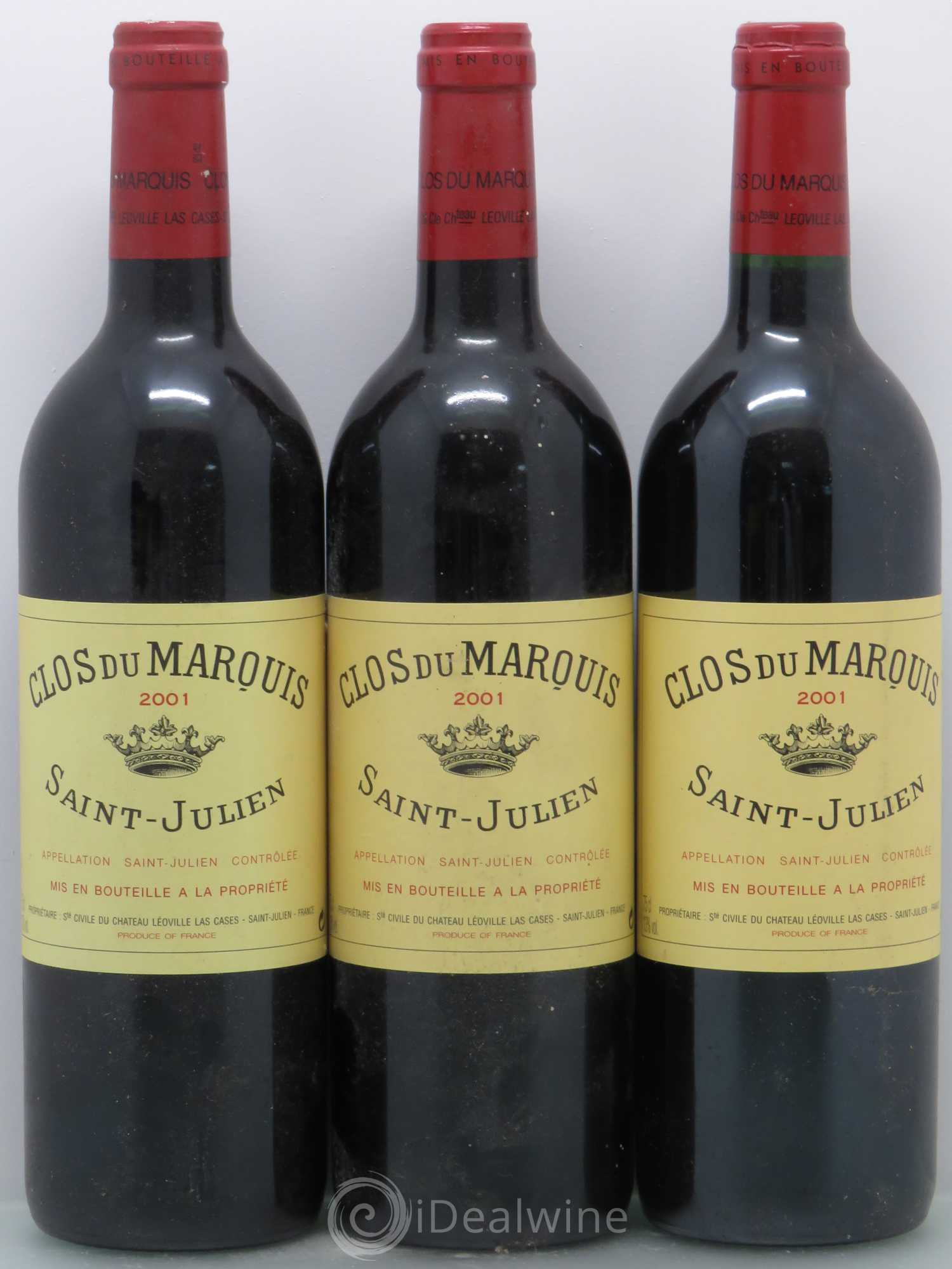 Clos du Marquis 2001 - Lot de 12 bouteilles - 3