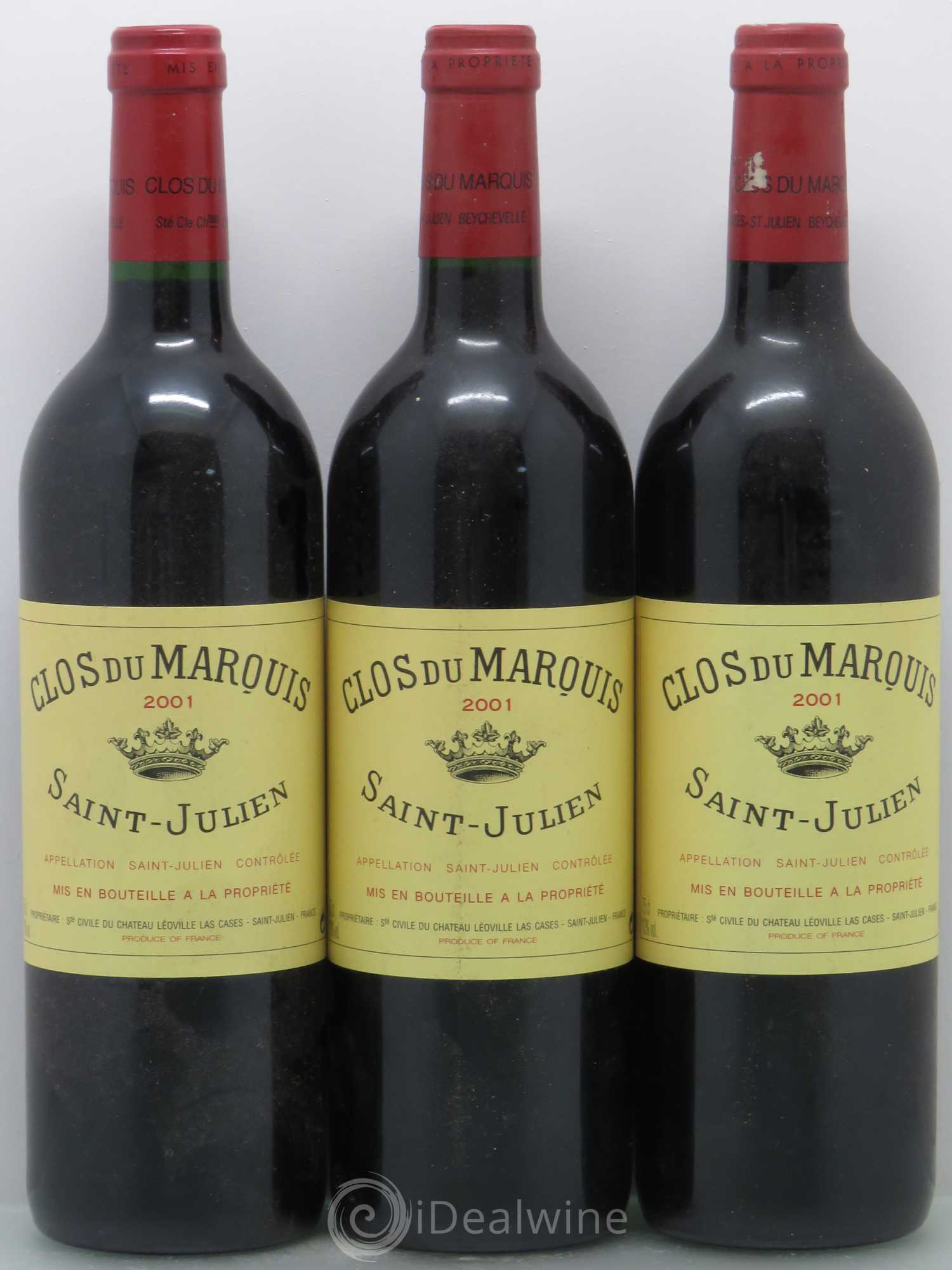 Clos du Marquis 2001 - Lot de 12 bouteilles - 4