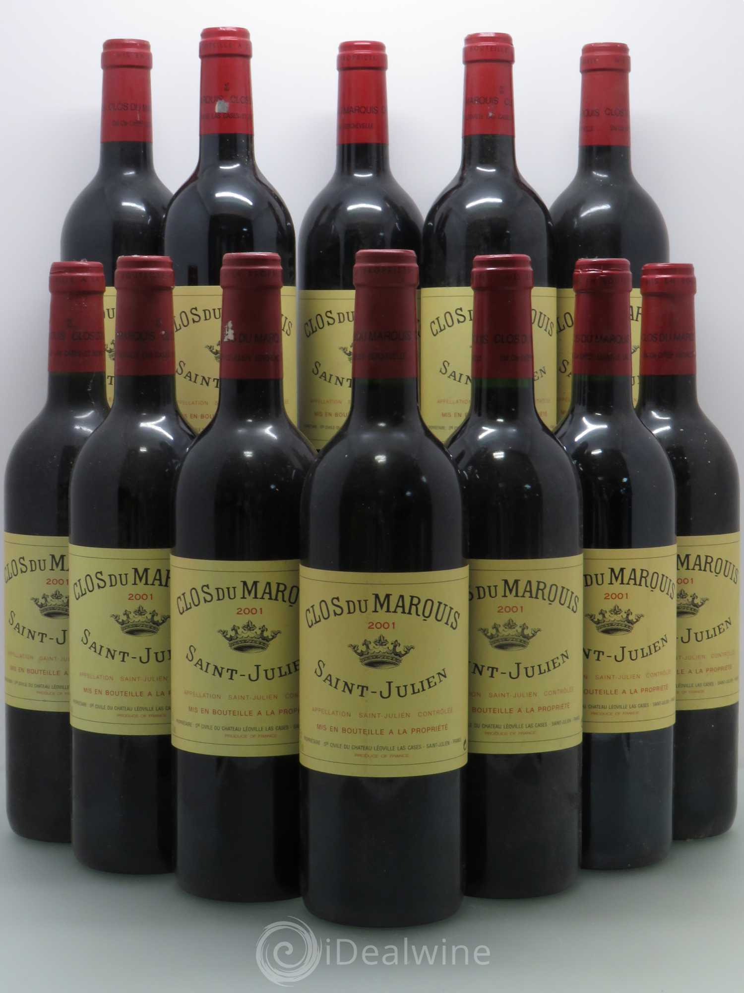 Clos du Marquis 2001 - Lot de 12 bouteilles - 0