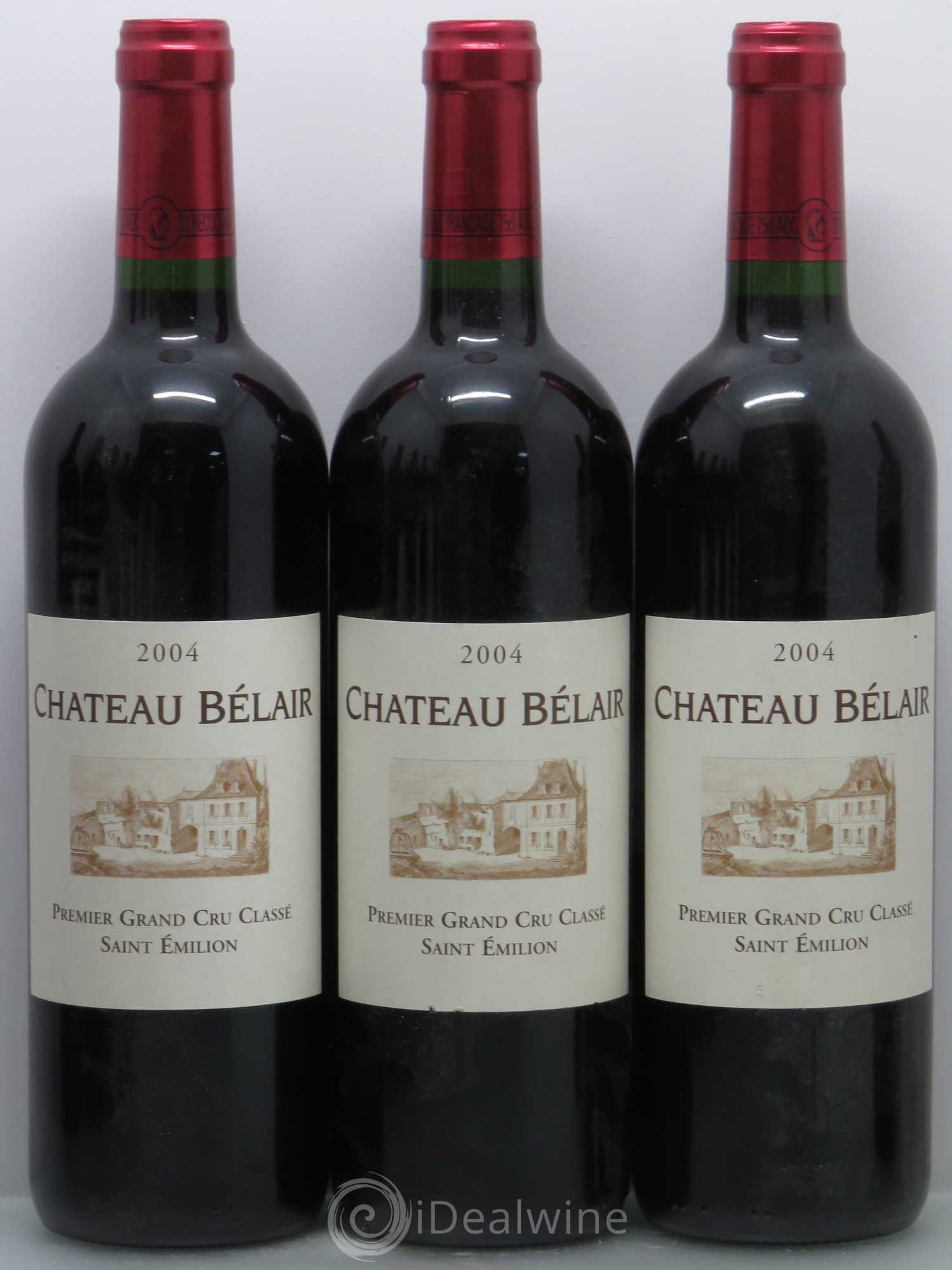 Château Belair (Belair-Monange) 1er Grand Cru Classé B 2004 - Lot de 12 bouteilles - 2