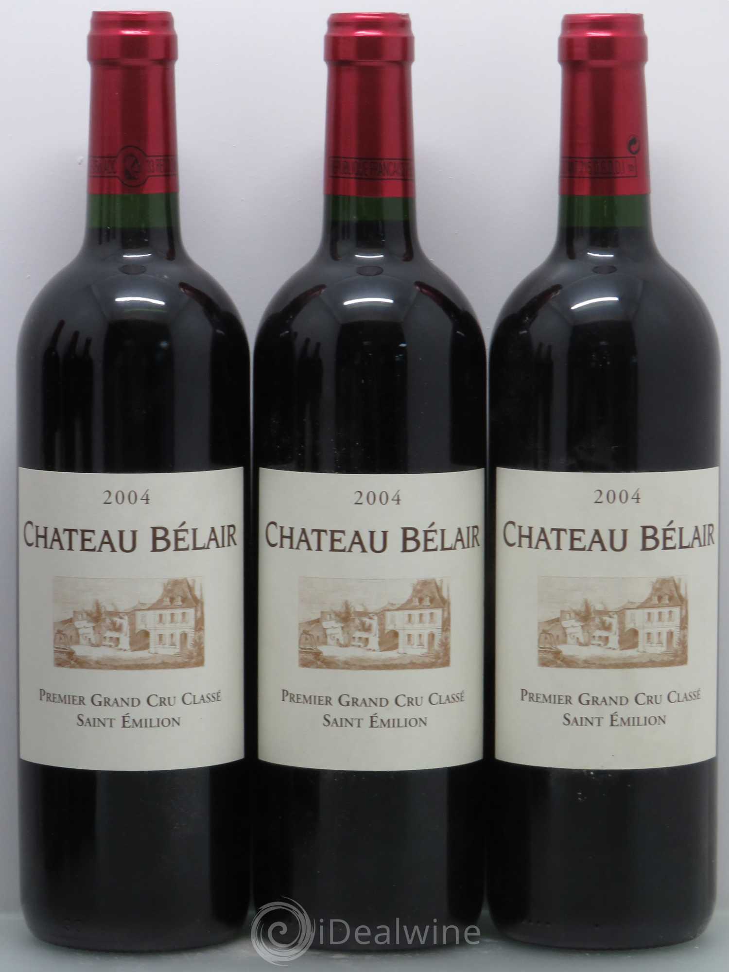 Château Belair (Belair-Monange) 1er Grand Cru Classé B 2004 - Lot de 12 bouteilles - 3