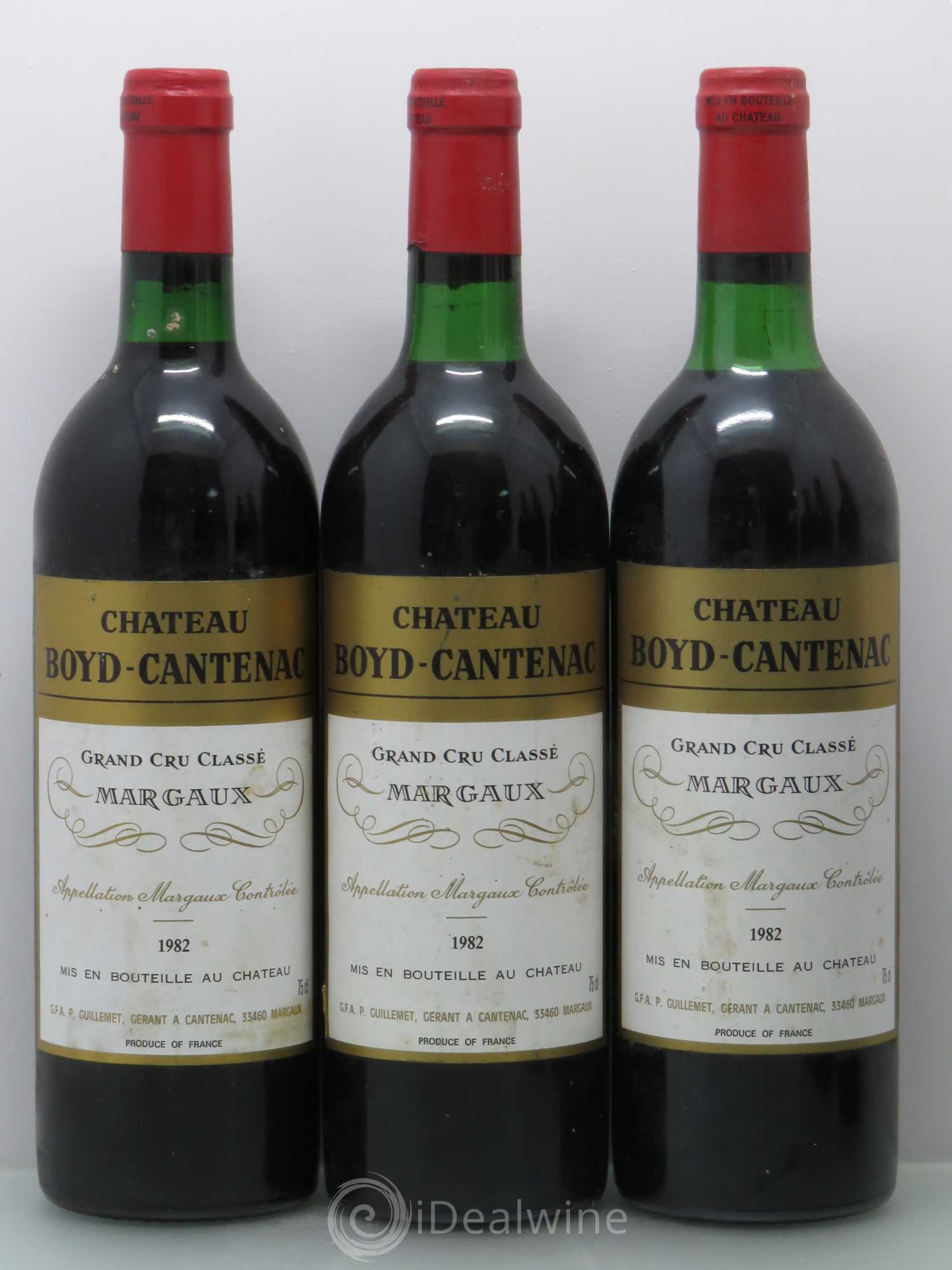 Château Boyd Cantenac 3ème Grand Cru Classé 1982 - Lot de 6 bouteilles - 1