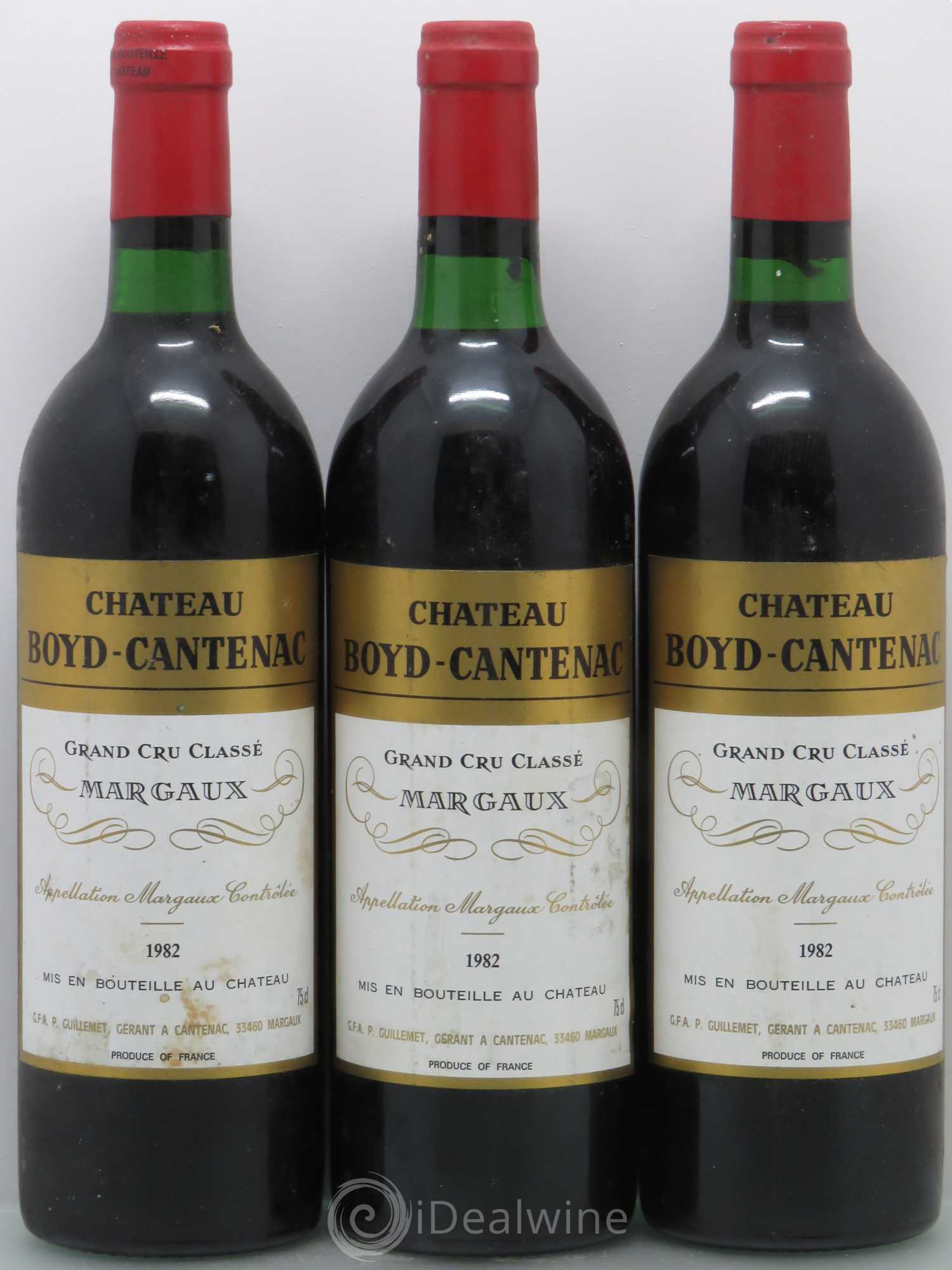 Château Boyd Cantenac 3ème Grand Cru Classé 1982 - Lot de 6 bouteilles - 2