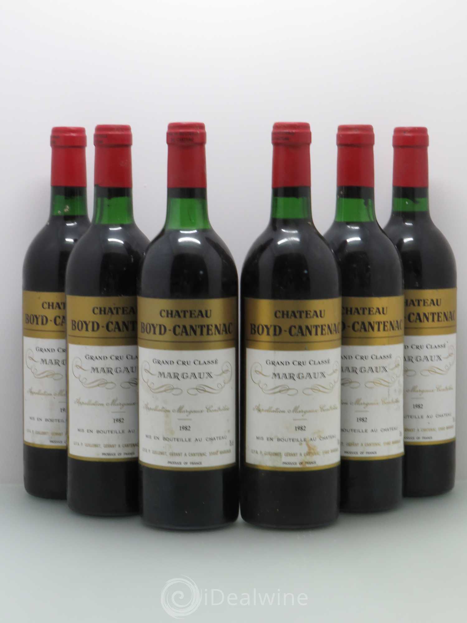 Château Boyd Cantenac 3ème Grand Cru Classé 1982 - Lot de 6 bouteilles - 0