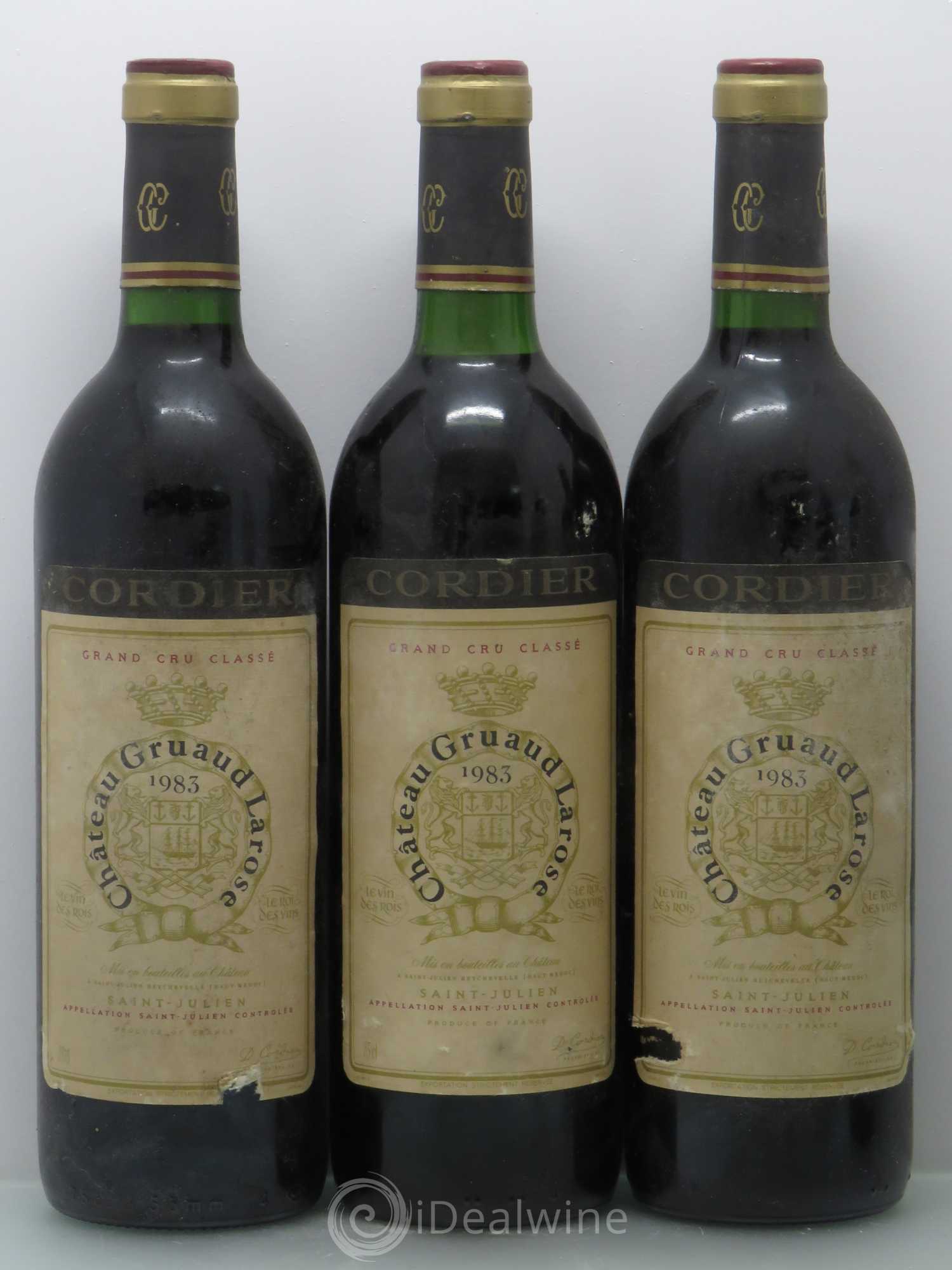 Château Gruaud Larose 2ème Grand Cru Classé 1983 - Lot de 5 bouteilles - 1