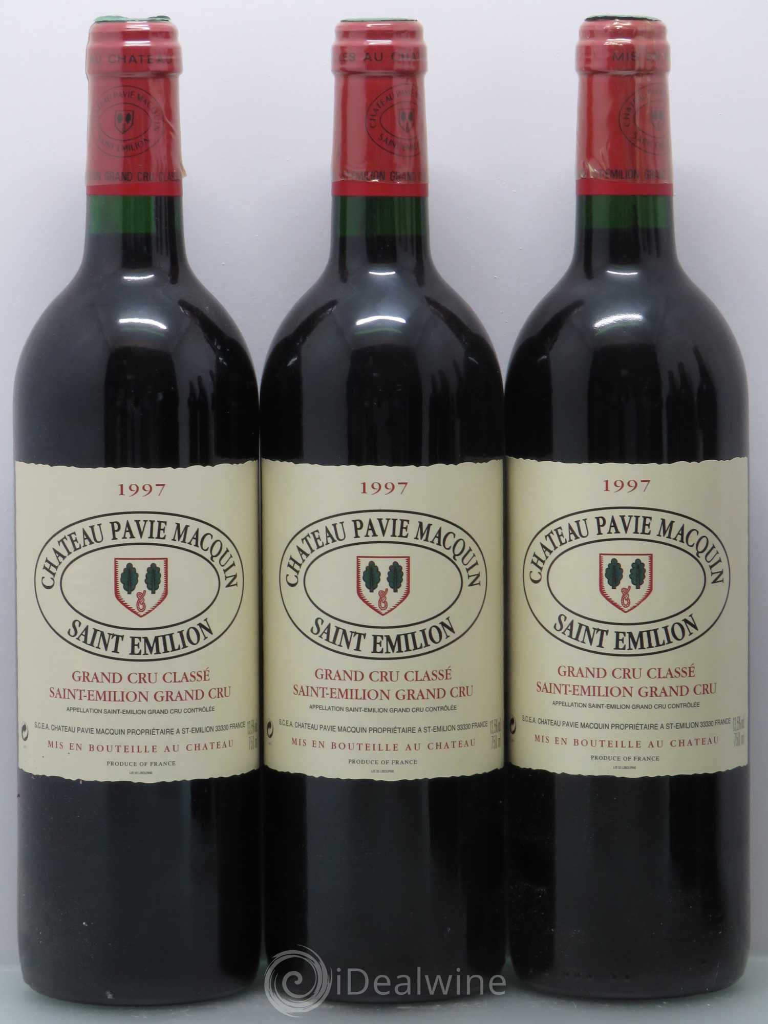 Château Pavie Macquin 1er Grand Cru Classé B 1997 - Lot de 6 bouteilles - 1