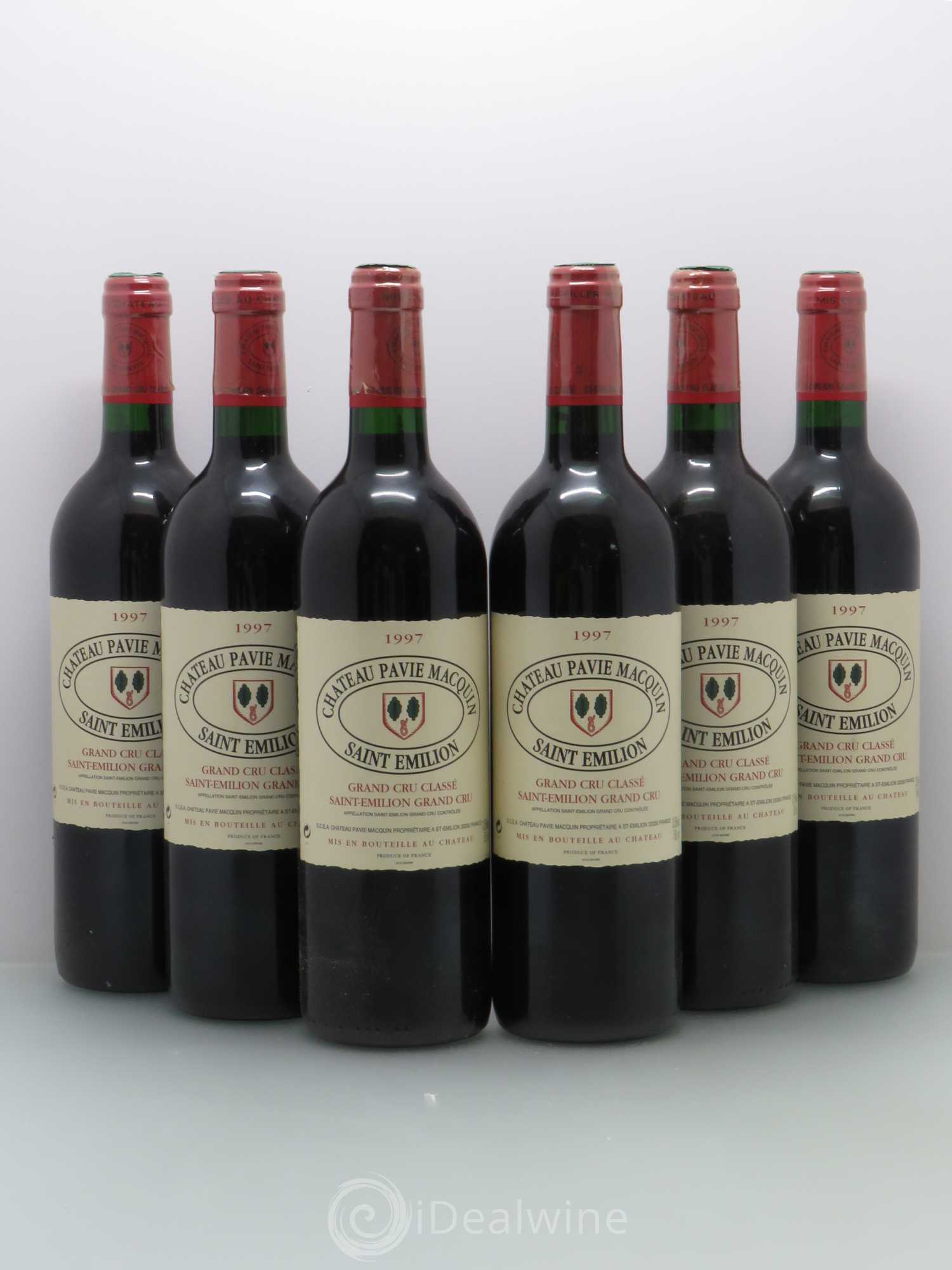Château Pavie Macquin 1er Grand Cru Classé B 1997 - Lot de 6 bouteilles - 0