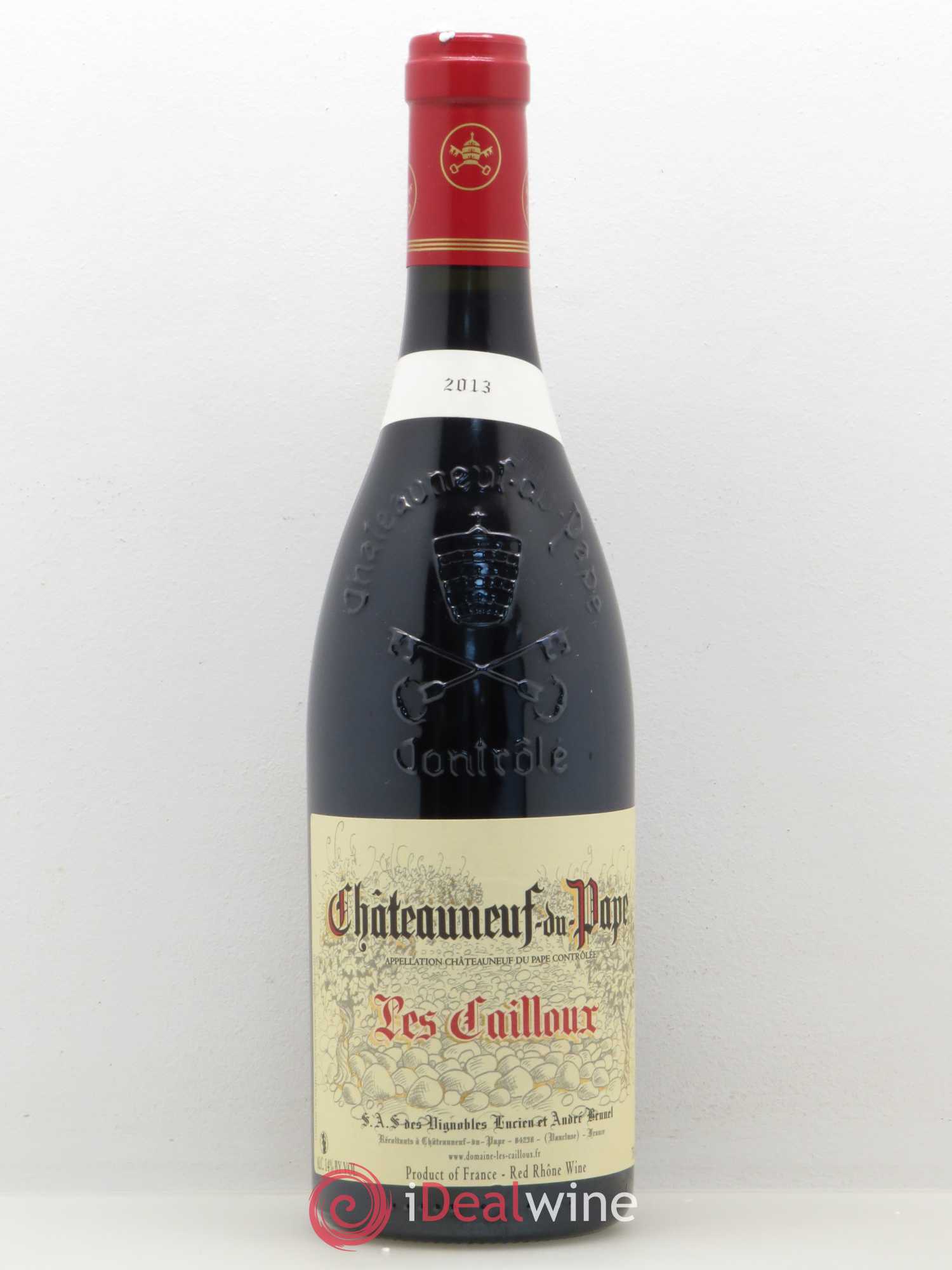 Châteauneuf-du-Pape Les Cailloux André Brunel 2013 - Lot de 1 bouteille - 0