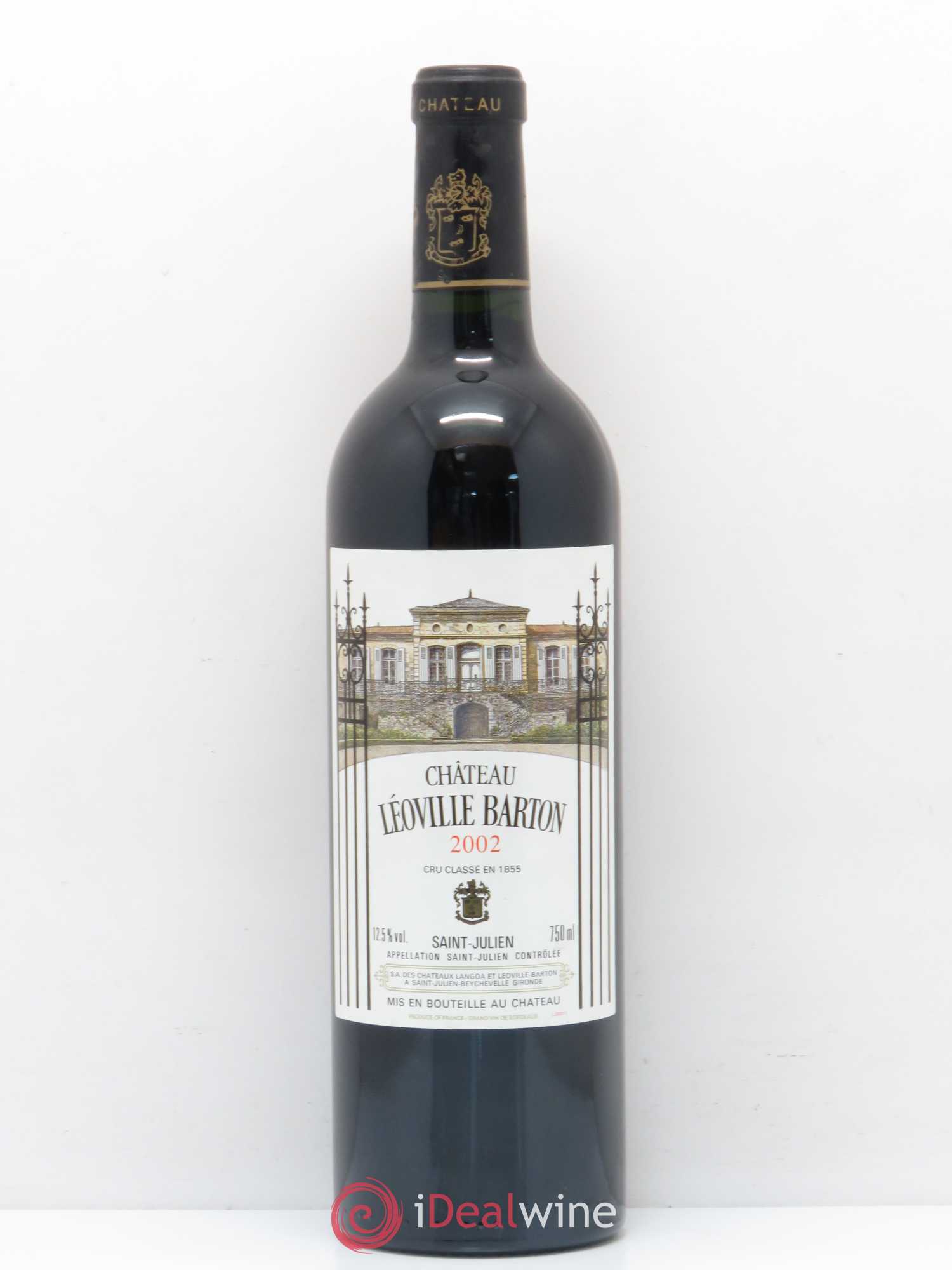 Château Léoville Barton 2ème Grand Cru Classé 2002 - Lot de 1 bouteille - 0