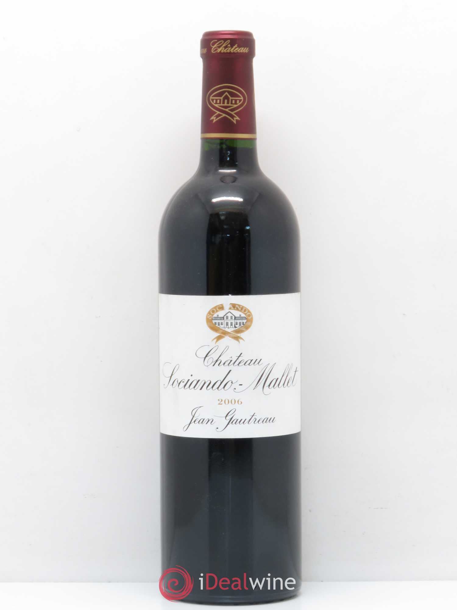 Château Sociando Mallet 2006 - Lot de 1 bouteille - 0