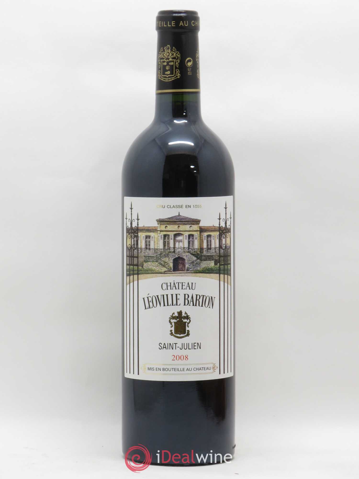 Château Léoville Barton 2ème Grand Cru Classé 2008 - Lot de 1 bouteille - 0