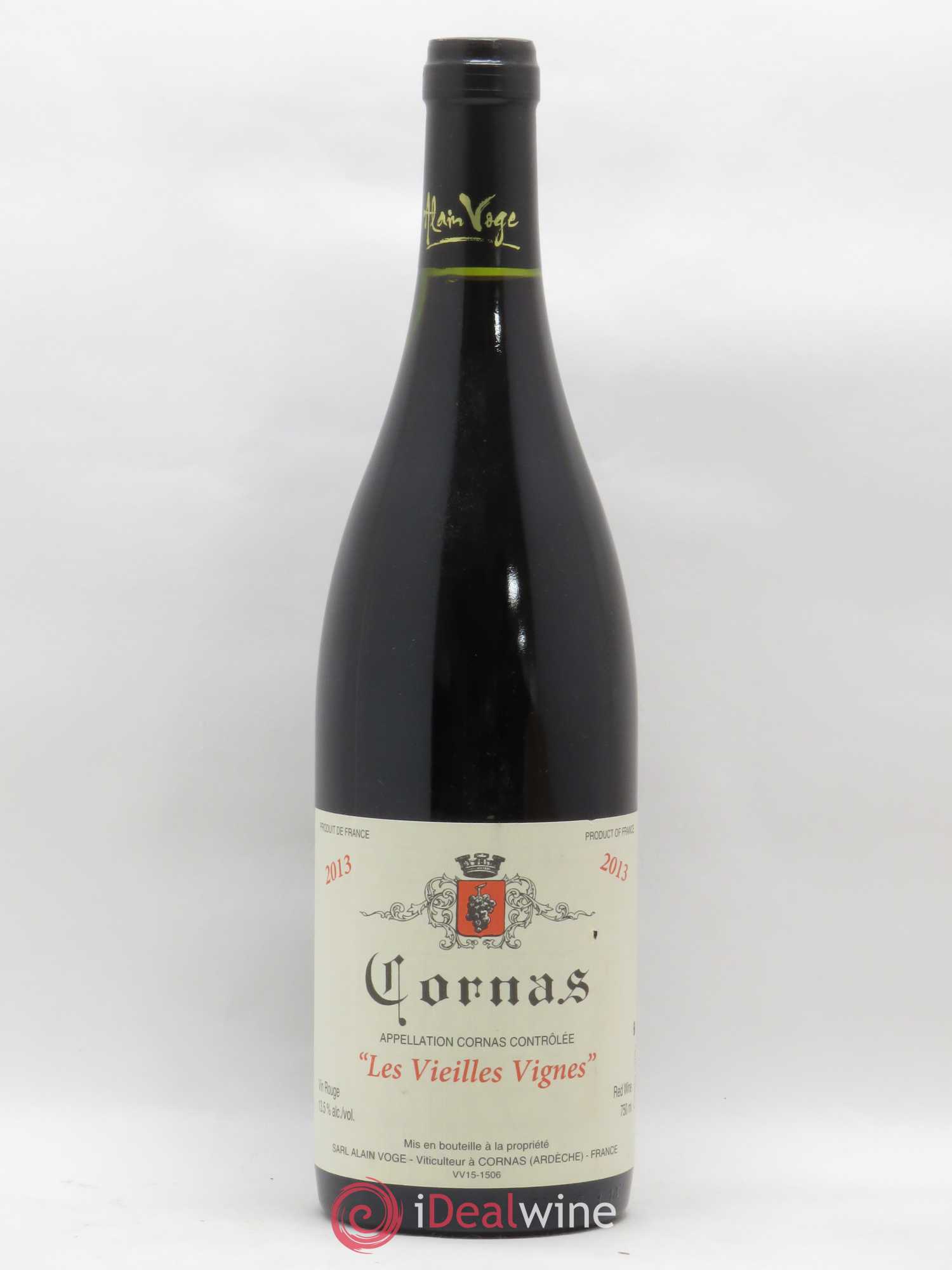 Cornas Les Vieilles Vignes Alain Voge (Domaine) 2013 - Lot de 1 bouteille - 0