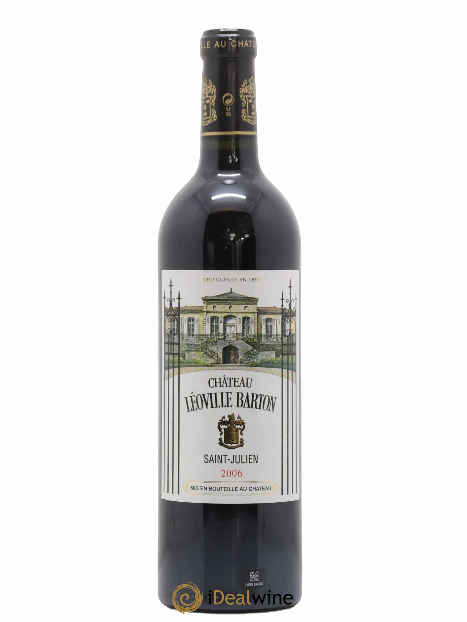 Château Léoville Barton 2ème Grand Cru Classé 2006 - Lot de 1 bouteille - 0