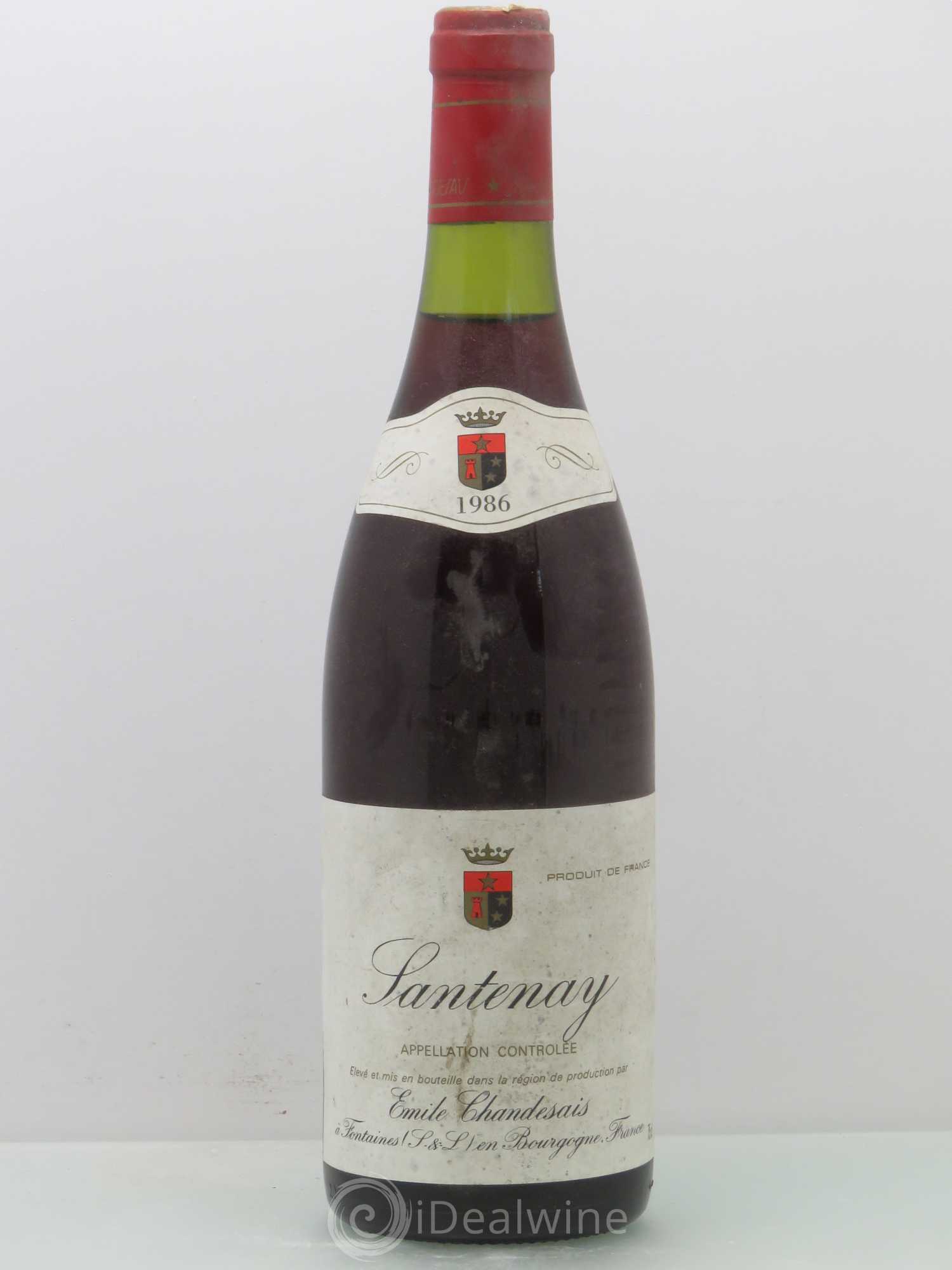 Santenay Chandesais 1986 - Lot de 1 bouteille - 0