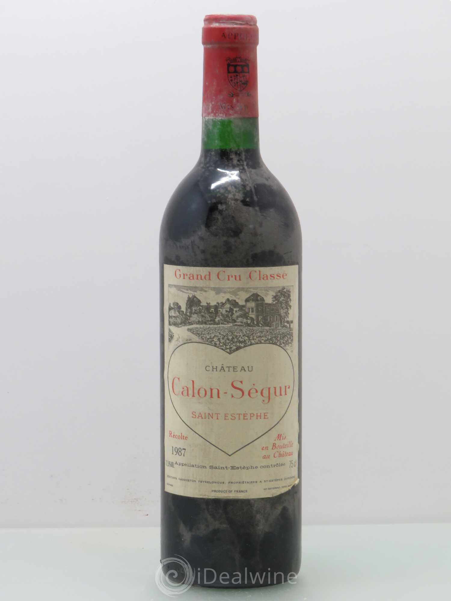 Château Calon Ségur 3ème Grand Cru Classé 1987 - Lot de 1 bouteille - 0