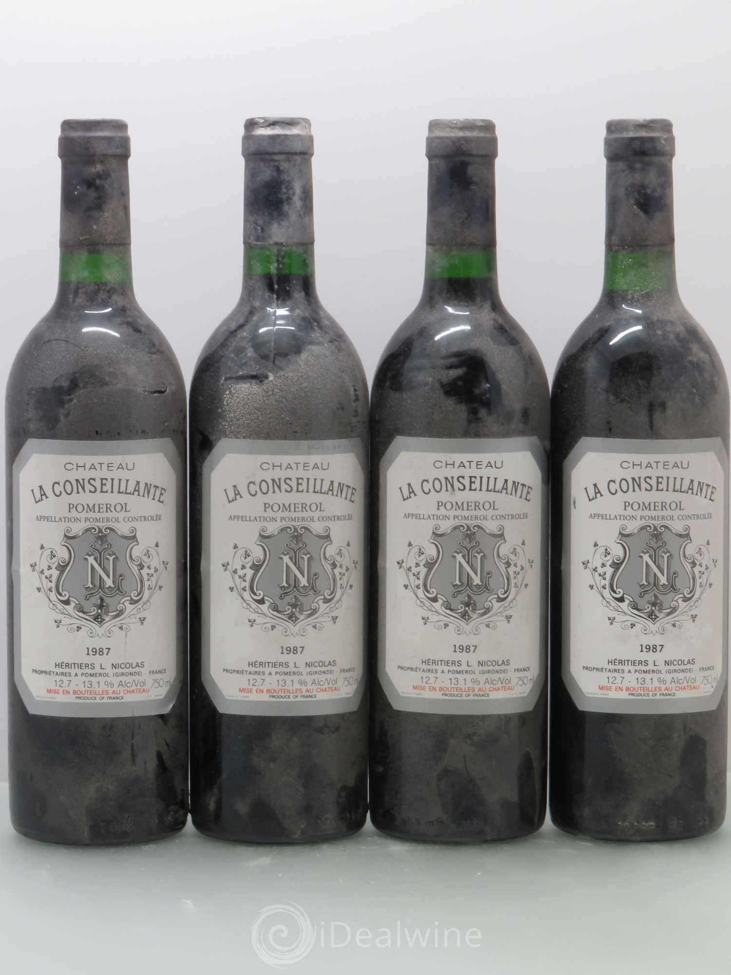 Château la Conseillante 1987 - Lot de 4 bouteilles - 0