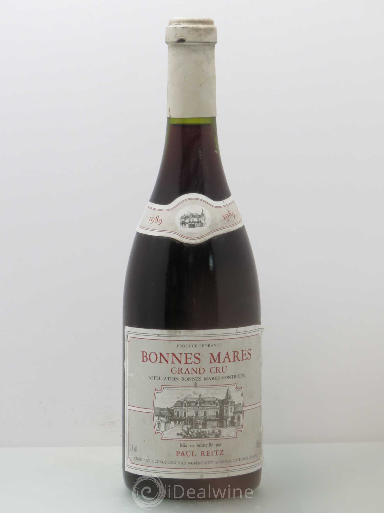 Bonnes-Mares Grand Cru Reitz 1989 - Lot de 1 bouteille - 0