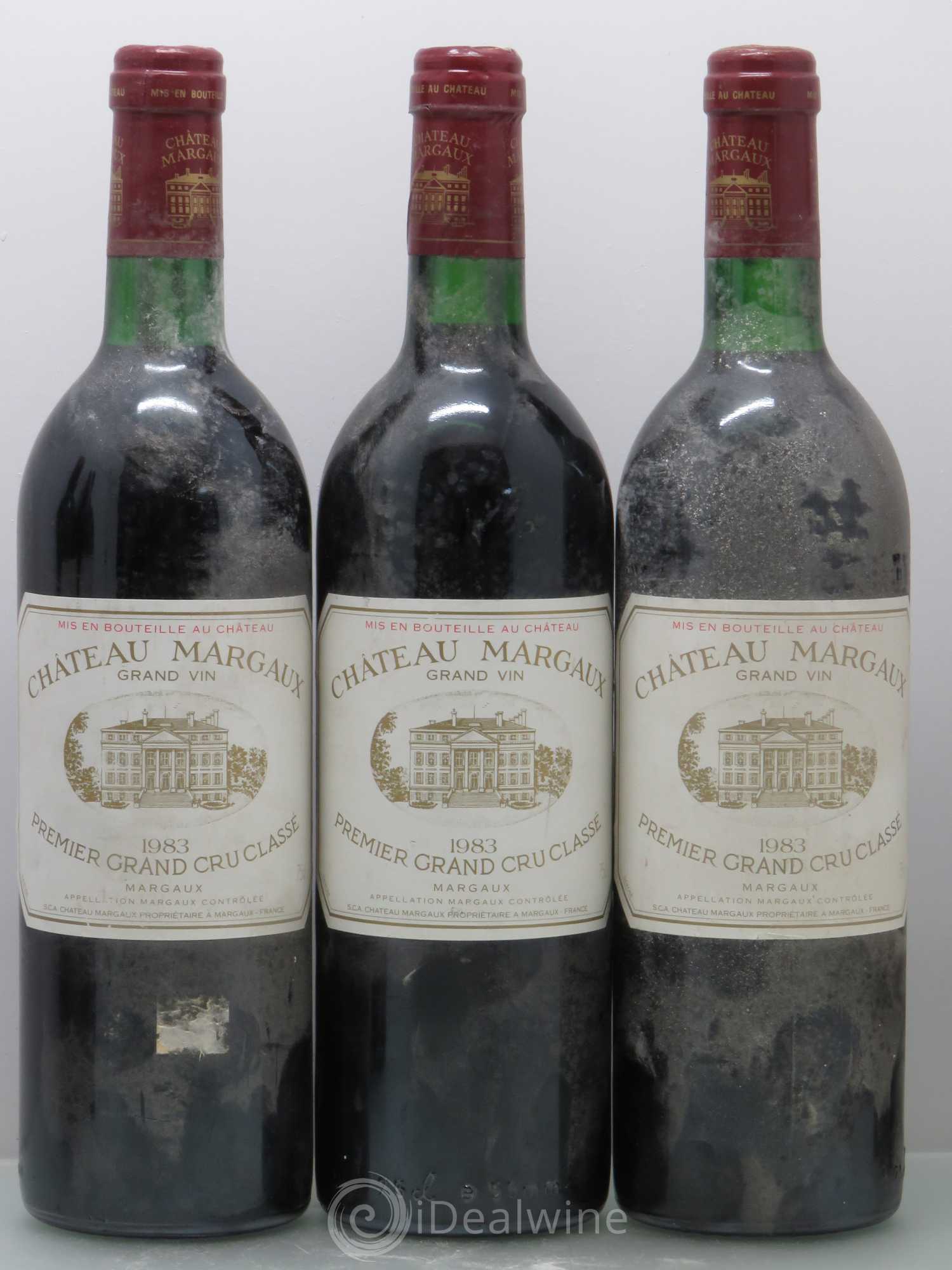 Château Margaux 1er Grand Cru Classé 1983 - Lot de 6 bouteilles - 1