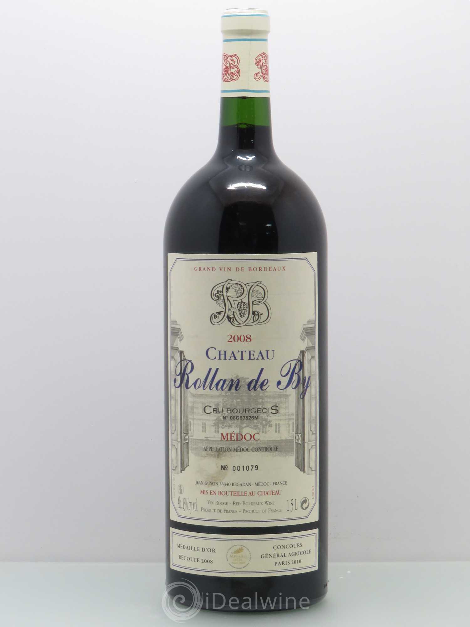 Château Rollan de By Cru Bourgeois 2008 - Lot de 1 magnum - 0