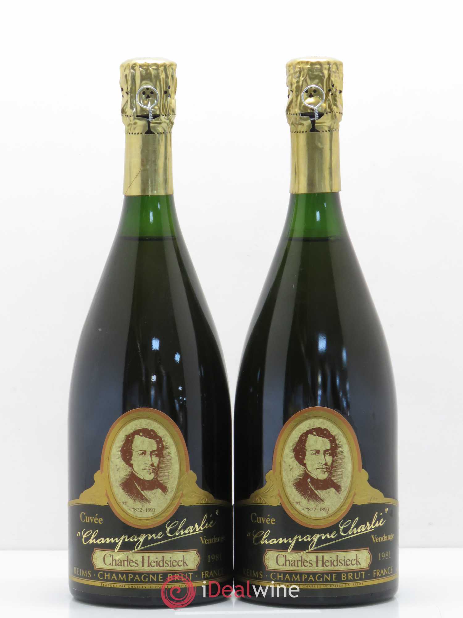 Réserve Charlie Charles Heidsieck 1981 - Lot de 2 bouteilles - 0