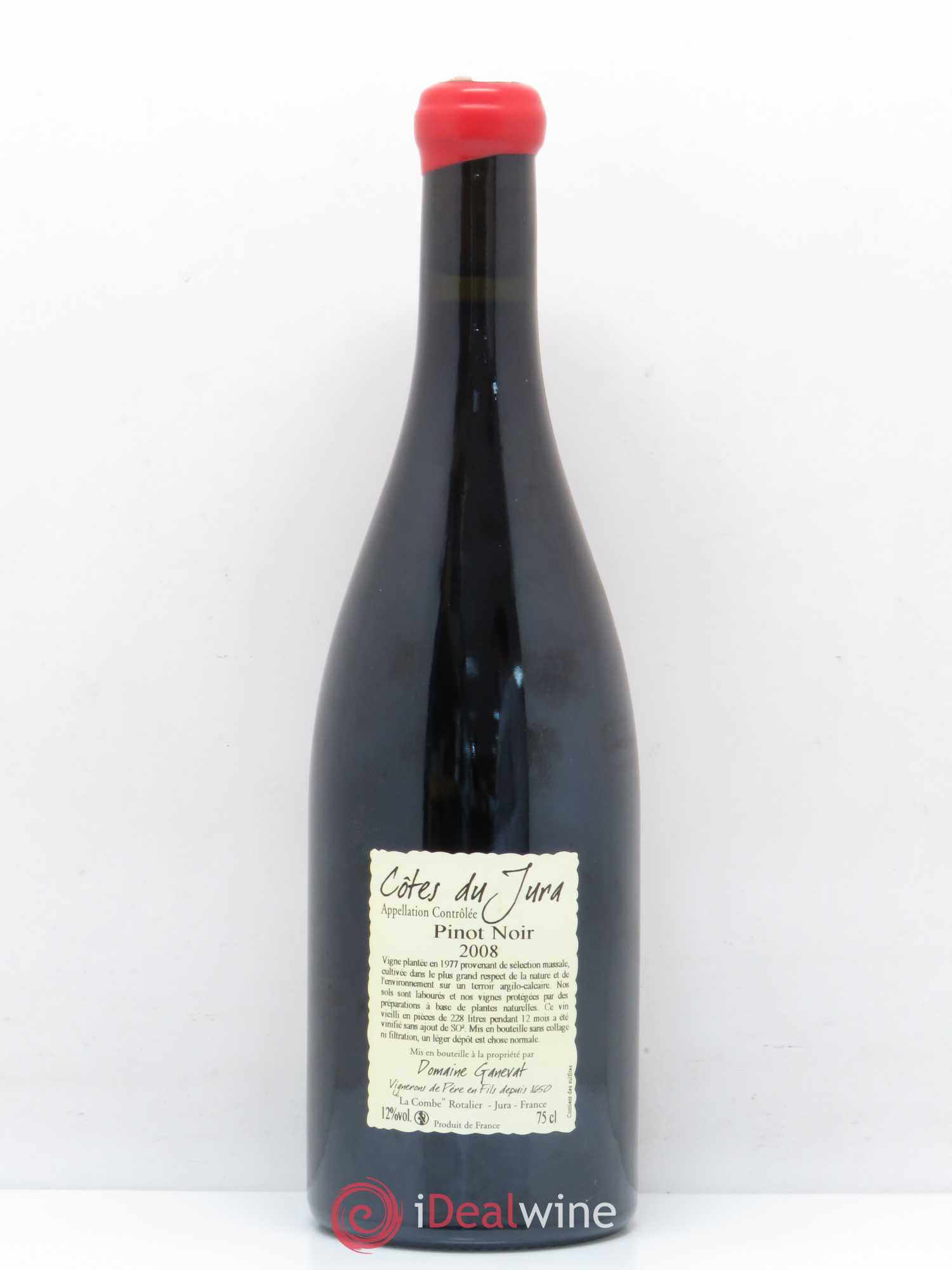Côtes du Jura Cuvée Julien Jean-François Ganevat (Domaine) 2008 - Lot de 1 bouteille - 1