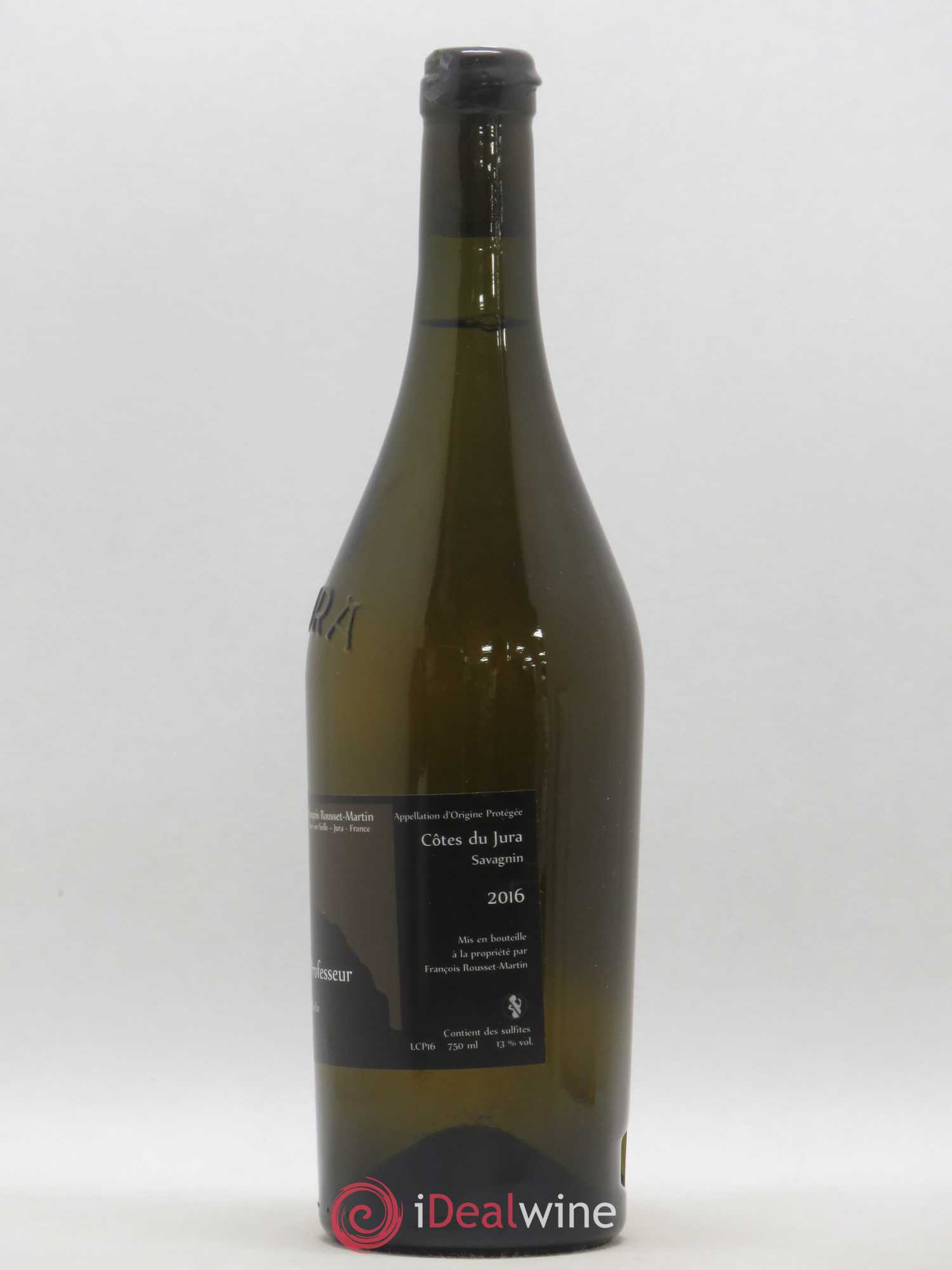Côtes du Jura Savagnin Cuvée du professeur François Rousset-Martin 2016 - Posten von 1 Flasche - 1