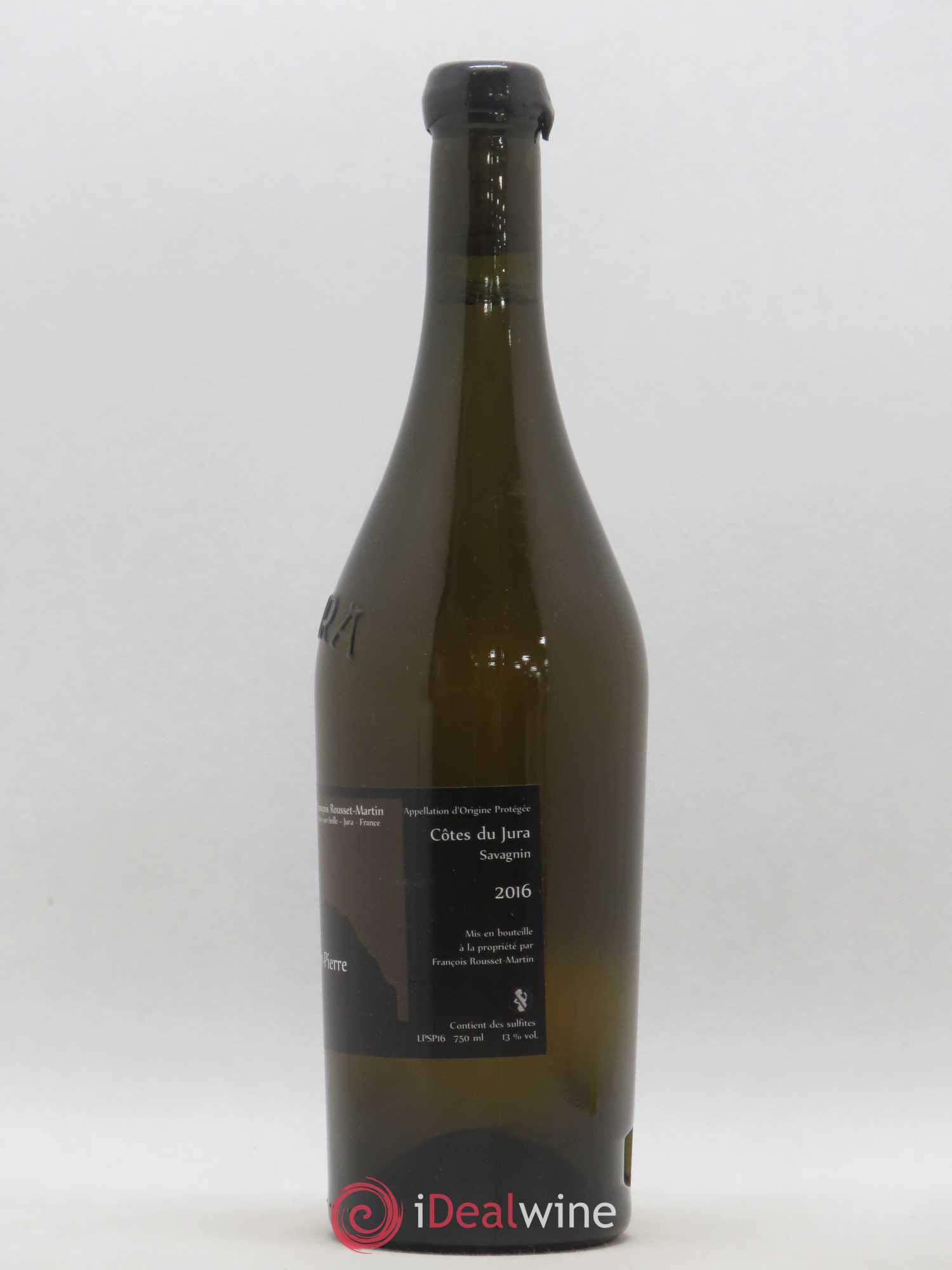 Côtes du Jura Puits St-Pierre François Rousset-Martin 2016 - Lot de 1 bouteille - 1
