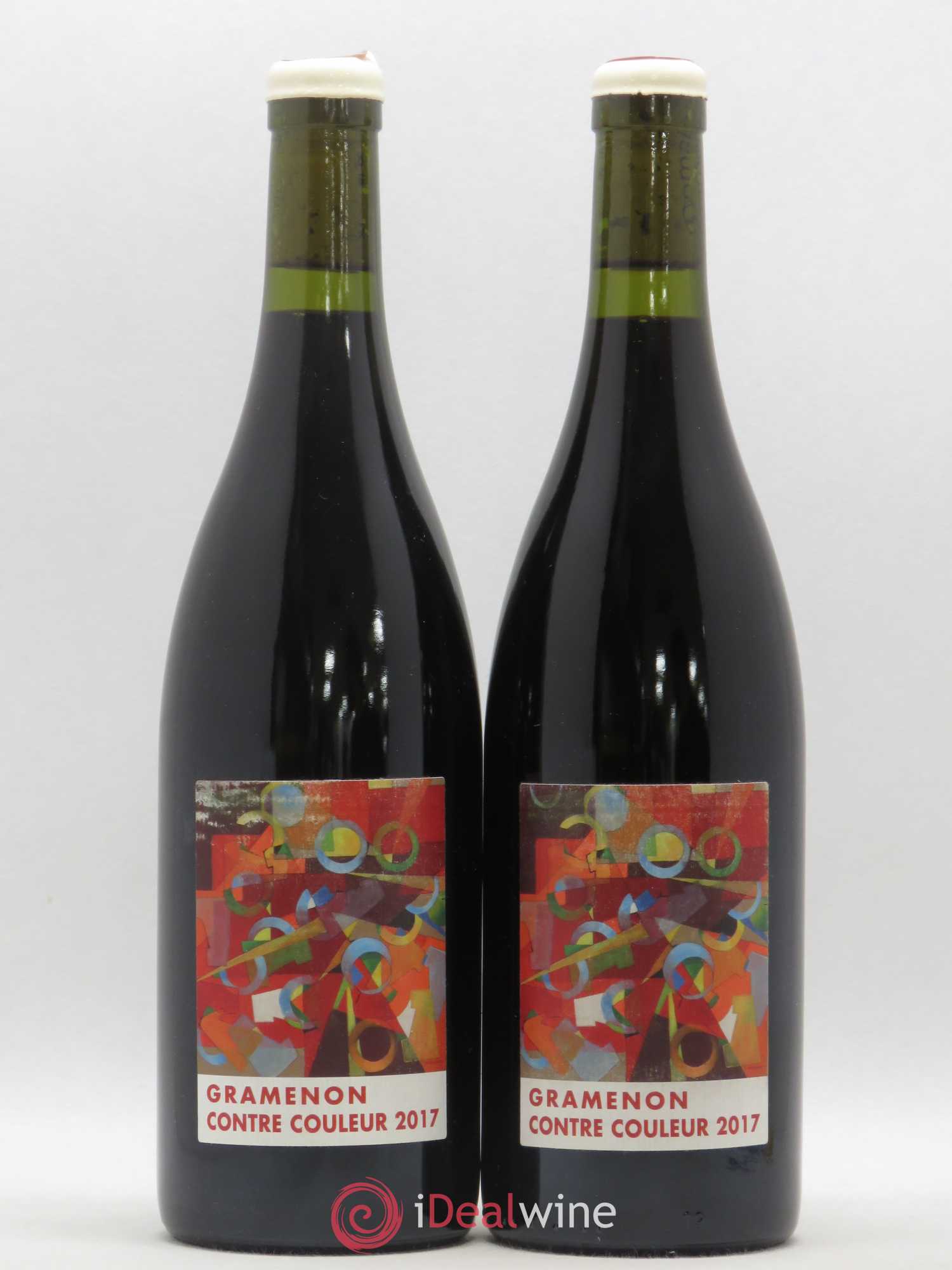 Côtes-du-Rhône Contre-Couleur Gramenon (Domaine) (sans prix de réserve) 2017 - Lot de 2 bouteilles - 0