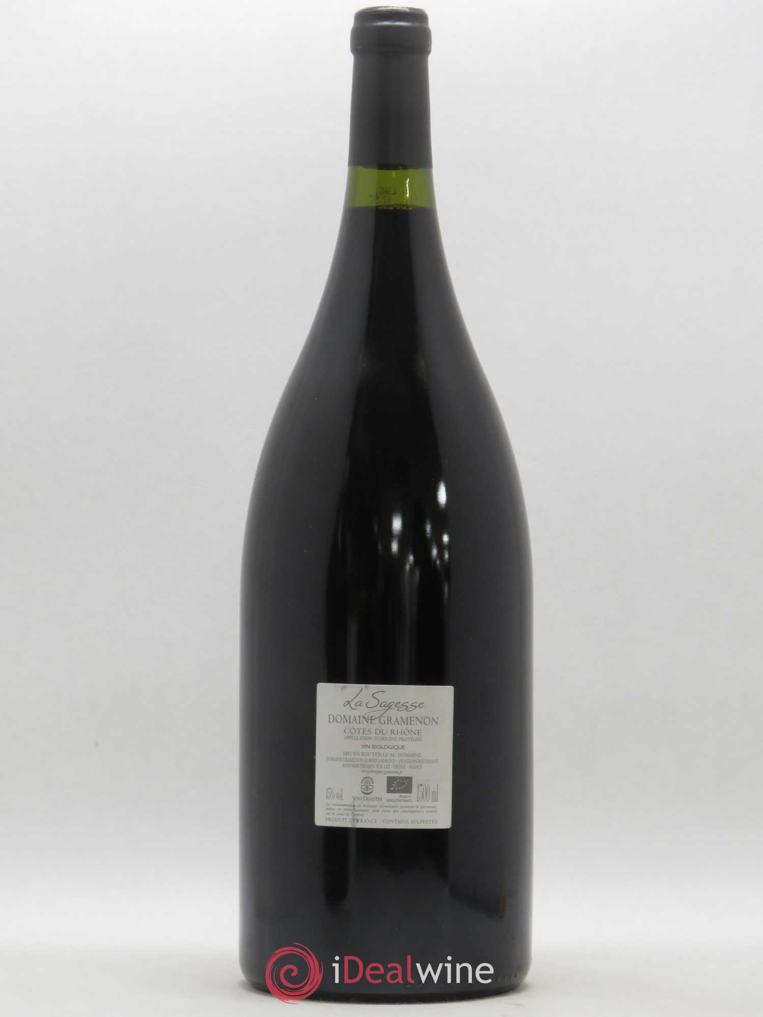 Côtes-du-Rhône La Sagesse Gramenon (Domaine) (sans prix de réserve) 2017 - Lot de 1 magnum - 1