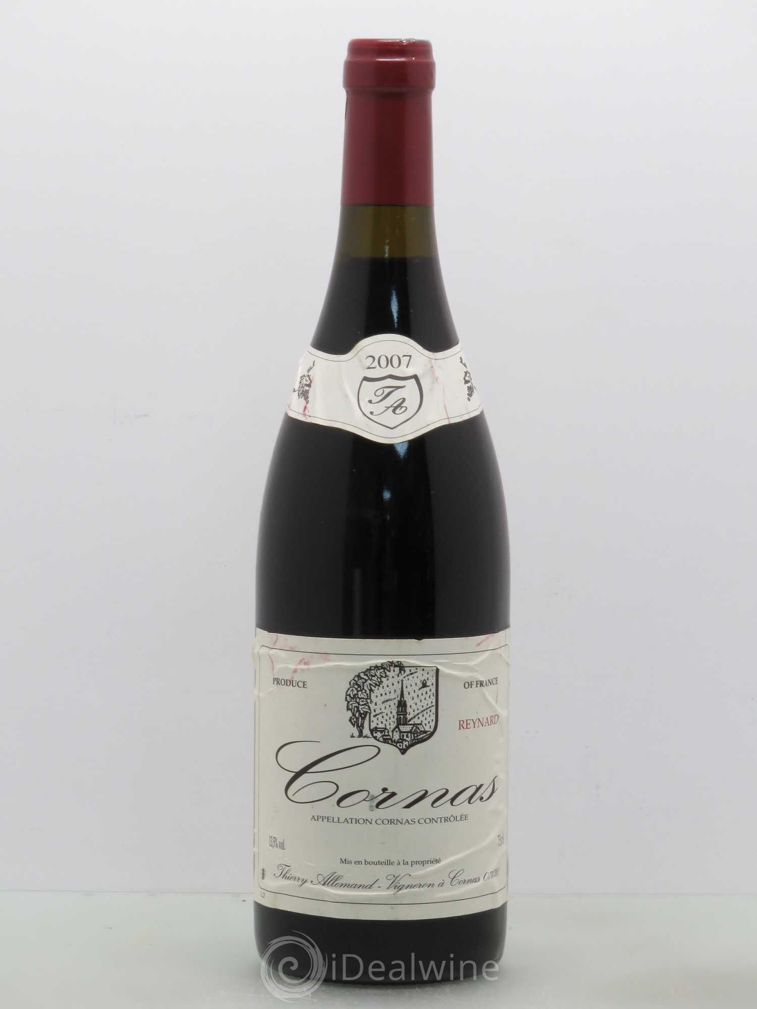 Cornas Reynard Thierry Allemand 2007 - Lot de 1 bouteille - 0