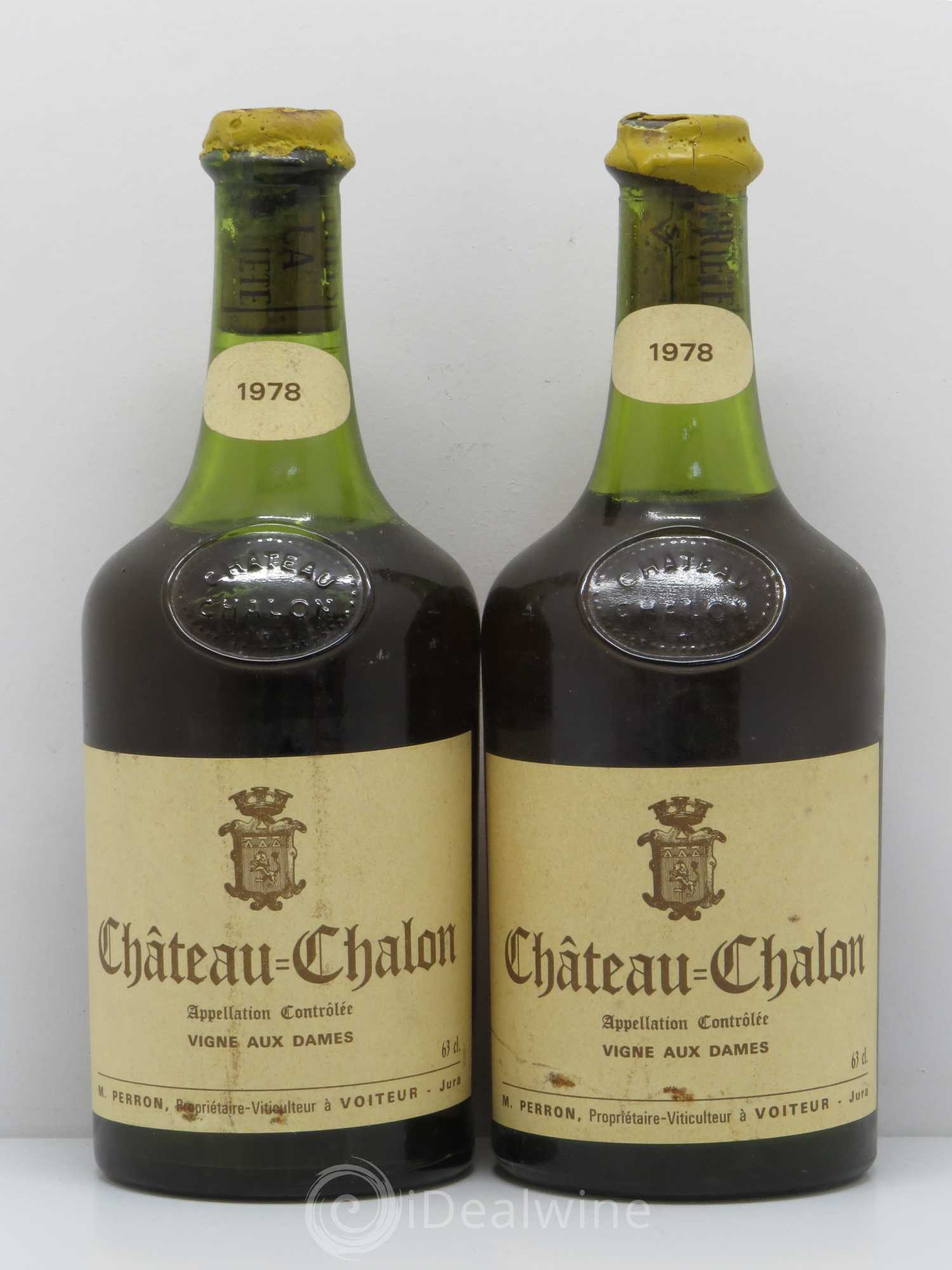 Château-Chalon M. Perron Vigne aux Dames (sans prix de réserve) 1978 - Posten von 2 Flaschen - 0