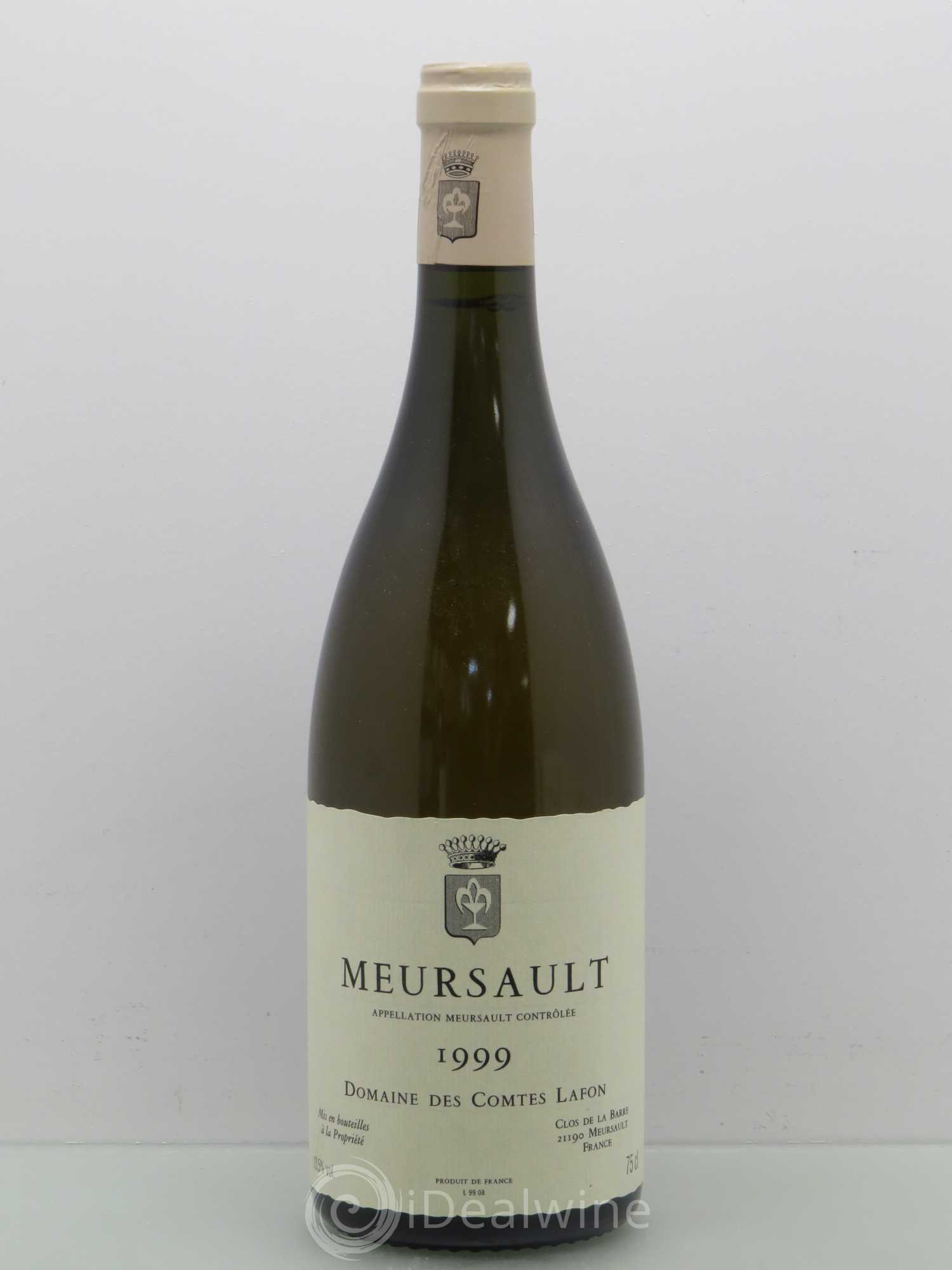 Meursault Comtes Lafon (Domaine des) 1999 - Lot de 1 bouteille - 0