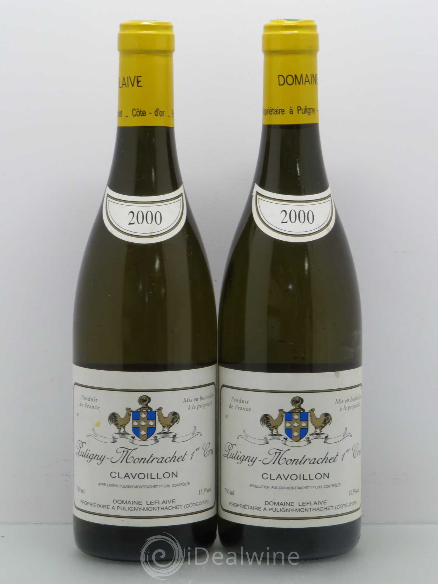 Puligny-Montrachet 1er Cru Clavoillon Leflaive (Domaine) 2000 - Lot de 2 bouteilles - 0